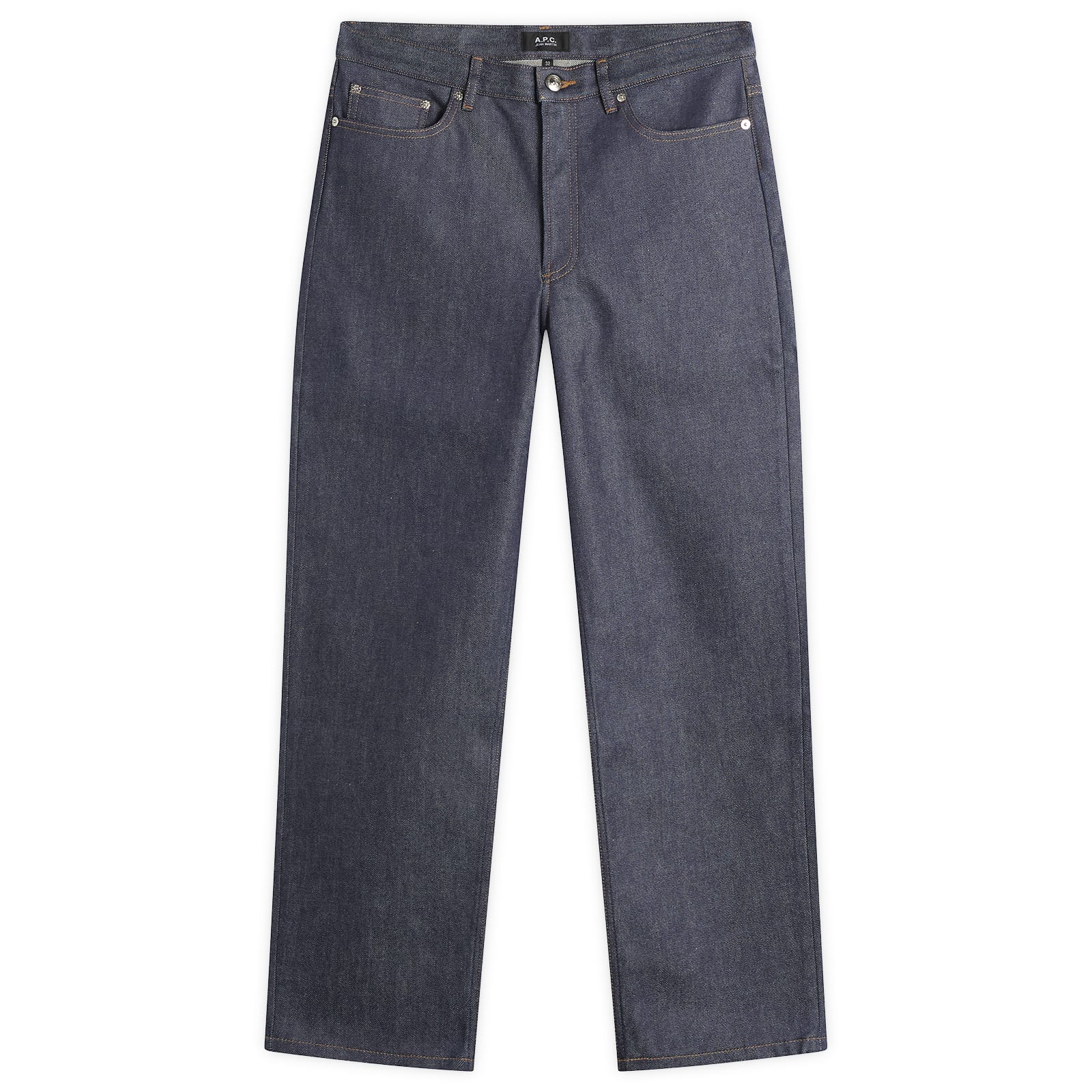 A.P.C. Men's New Standard Jeans Washed Indigo Stretch - Curated