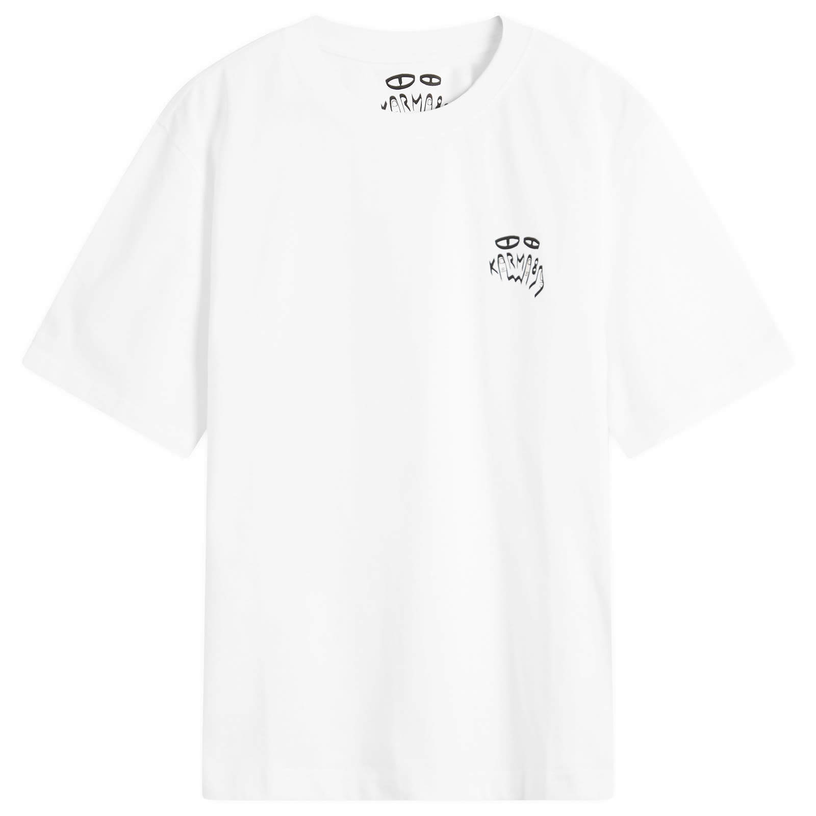 Karma8a Men’s The Real T-Shirt White/Black