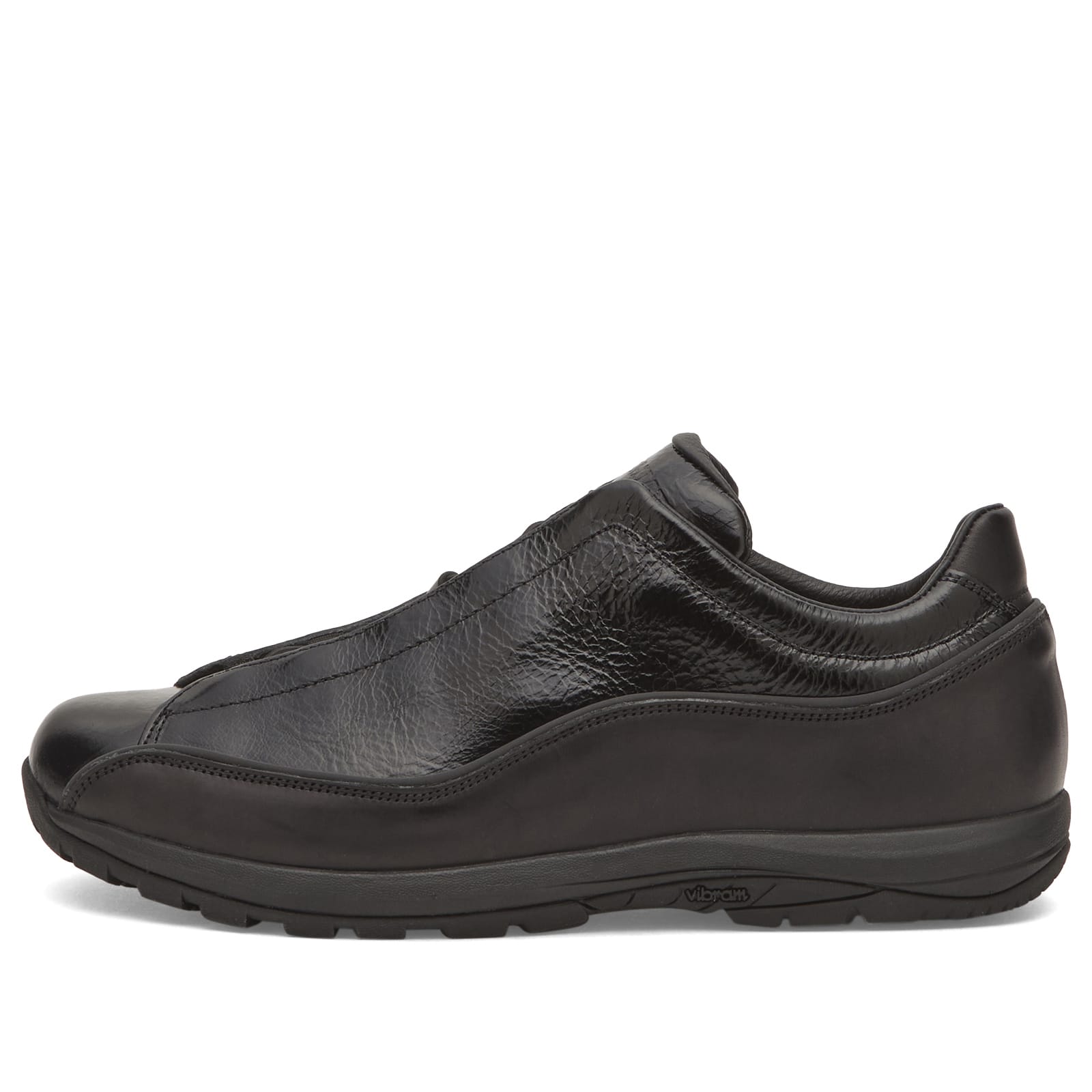 Diemme Men’s Licata Black Crackled Patent Leather