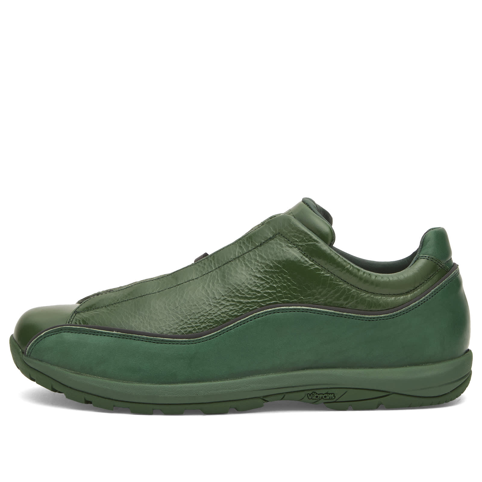 Diemme Men’s Licata Green Crackled Patent Leather
