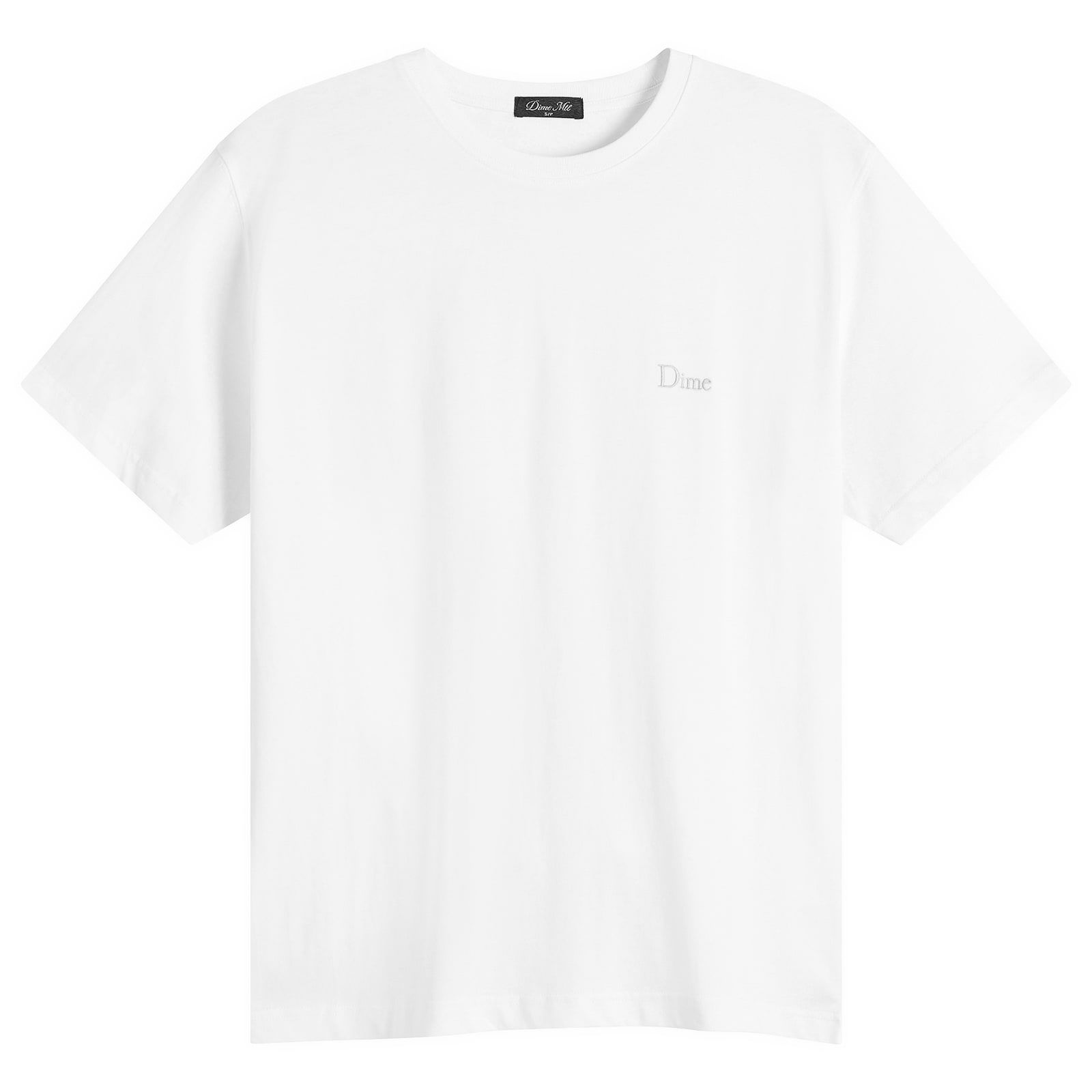 Dime Men’s Classic Small Logo T-Shirt White