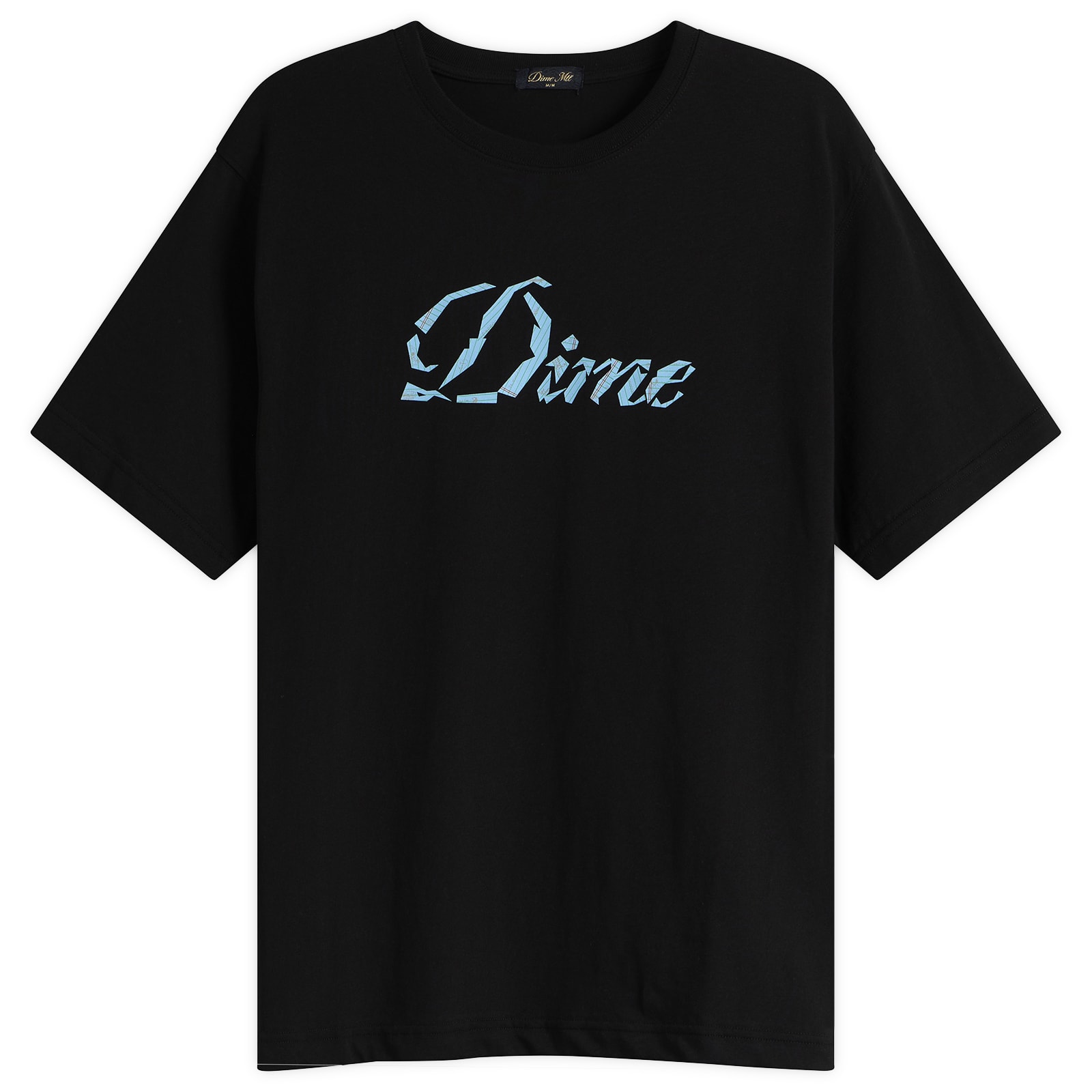 Dime Men’s Cursive Paper Cut T-Shirt Black