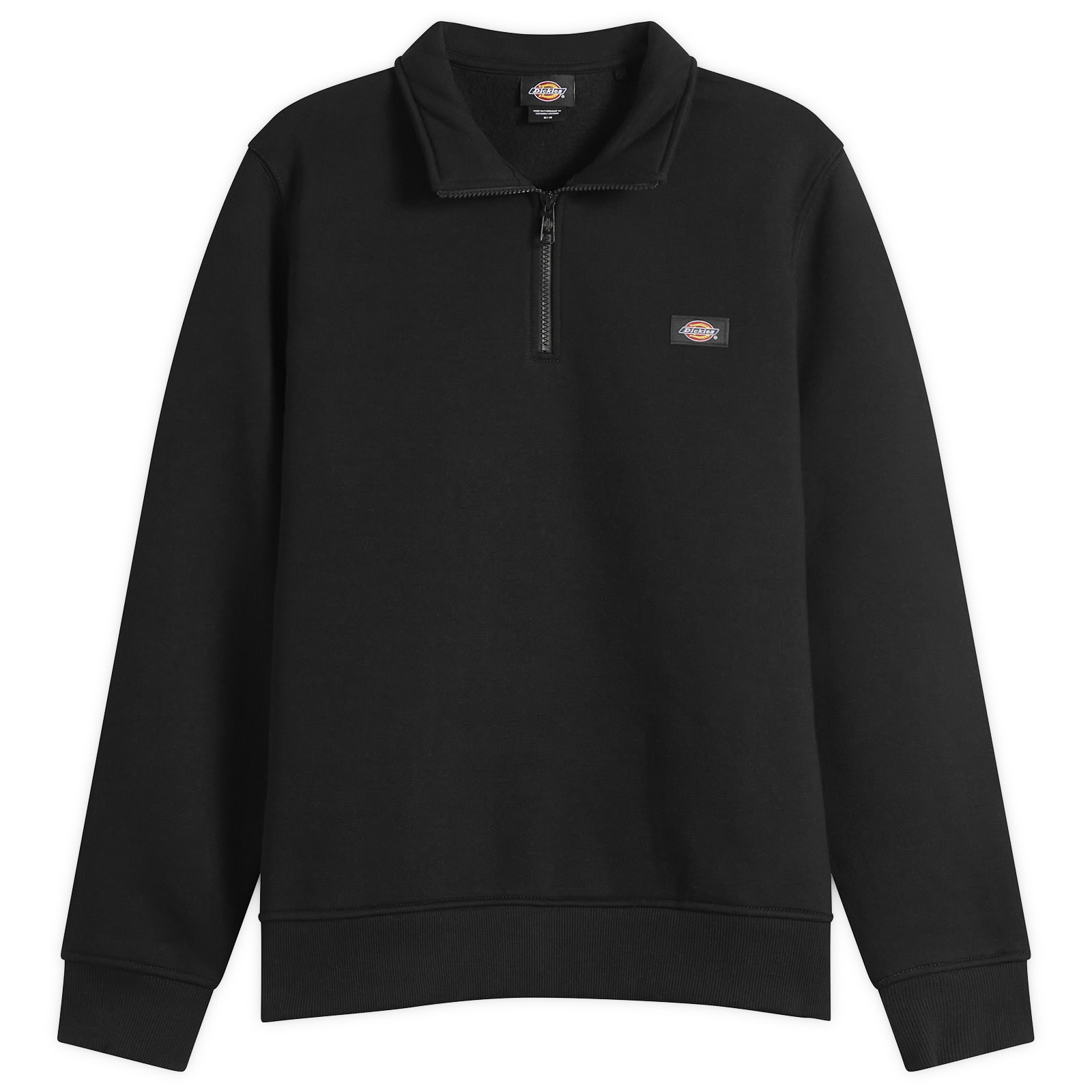 Dickies Men's Black Oakport Quarter Zip Sweatshirt