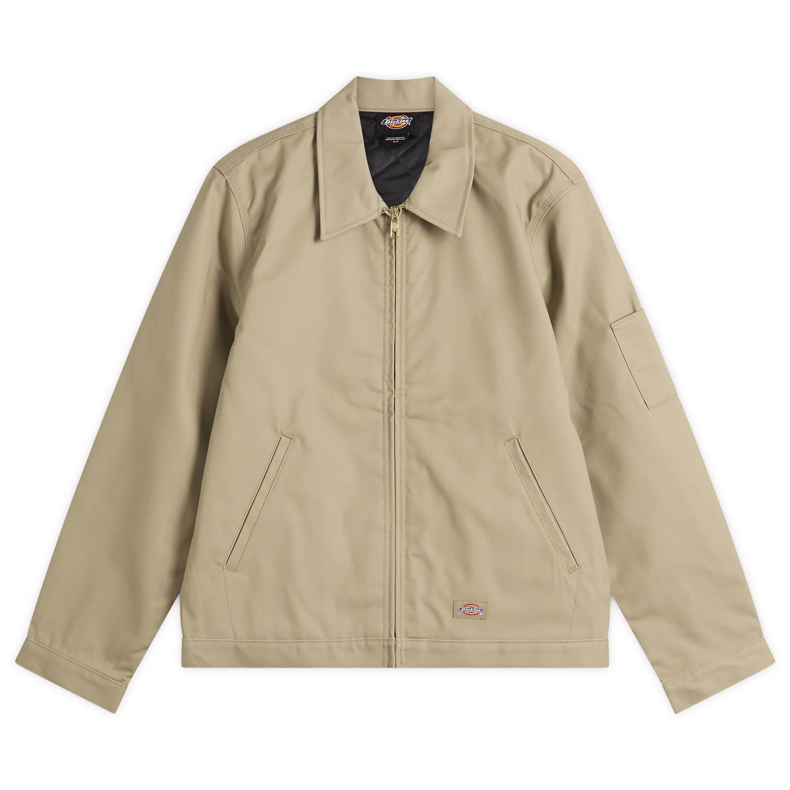 Dickies Men's Khaki Lined Eisenhower Jacket