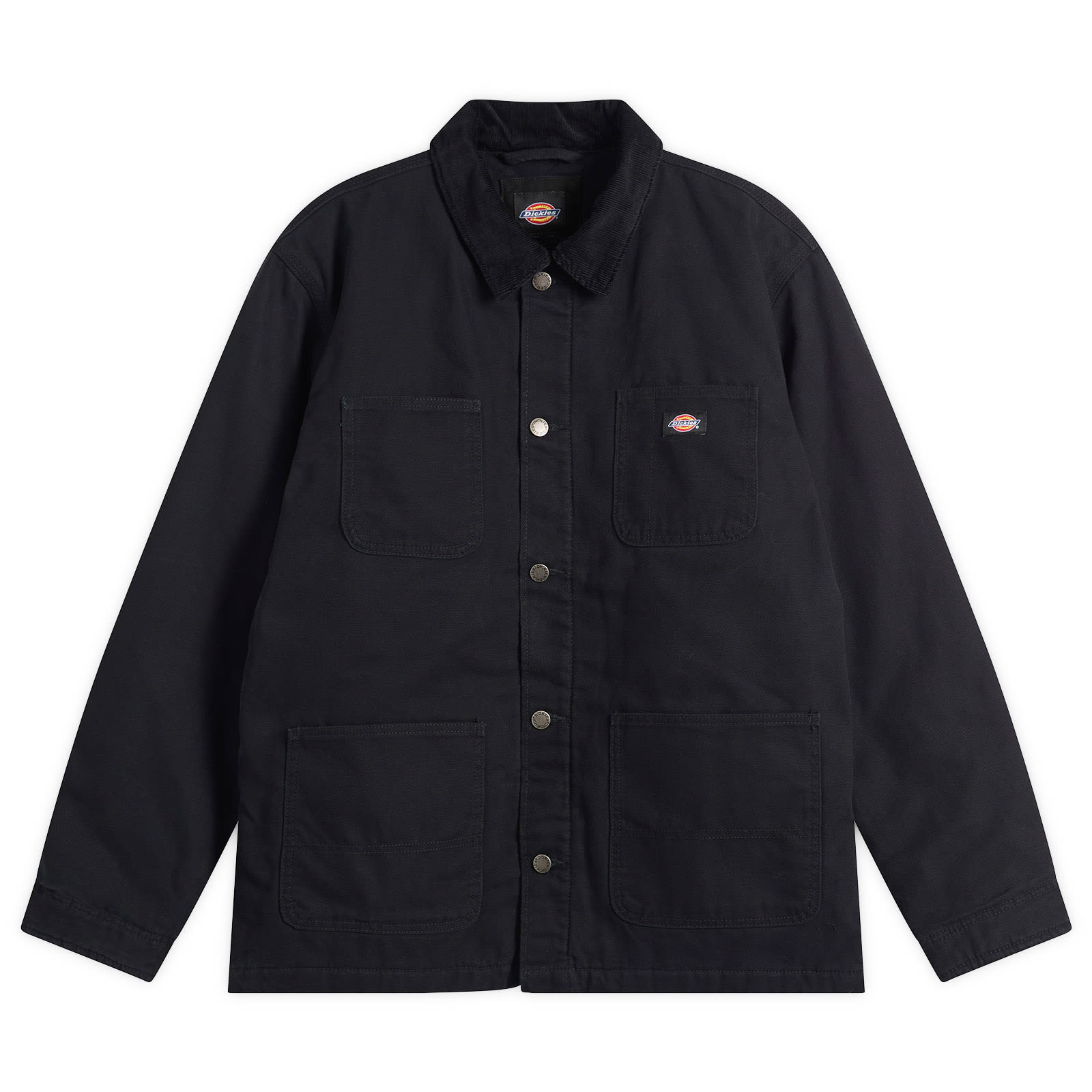 Dickies Men's Black Lined Canvas Chore Jacket