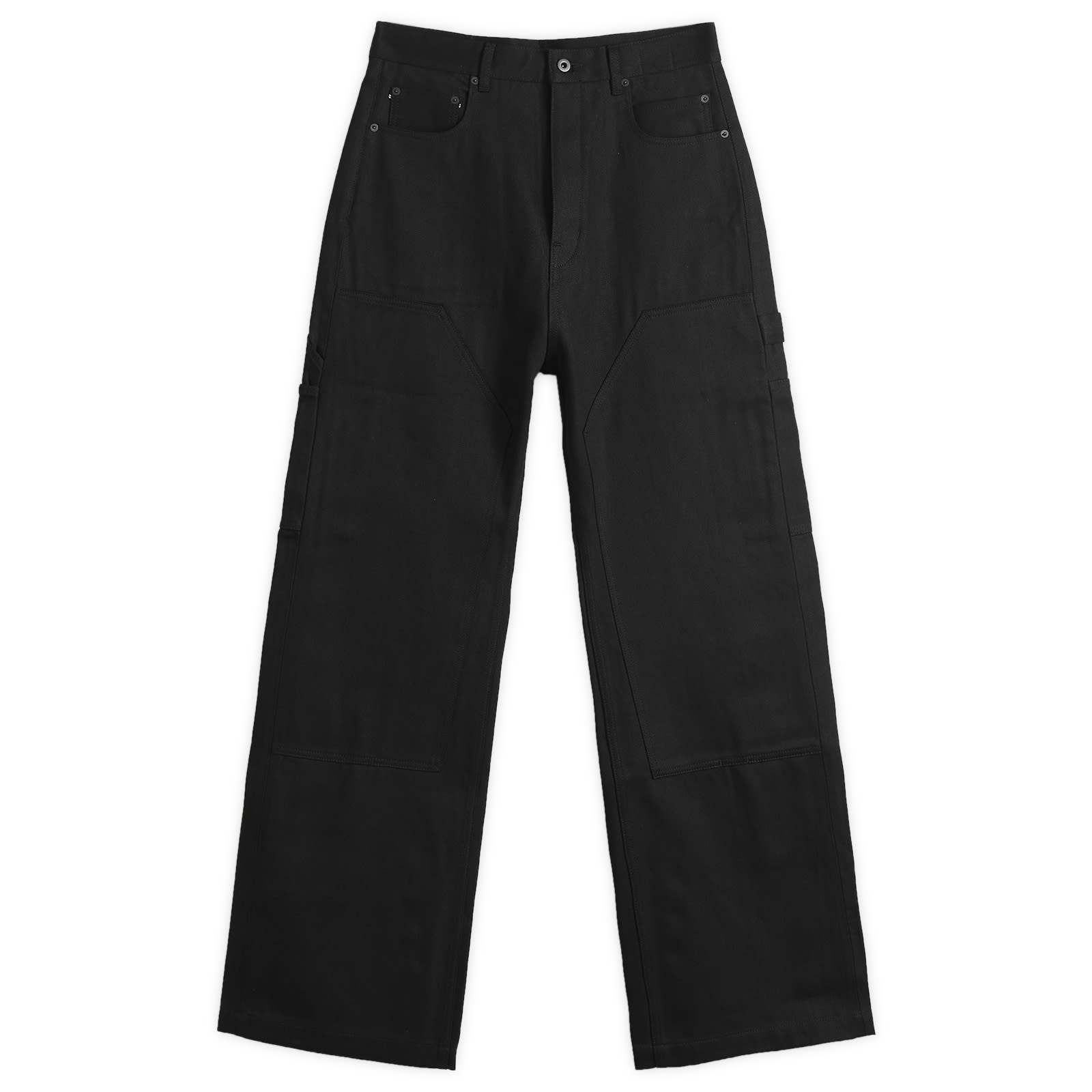 Rick Owens DRKSHDW Men's Geth Double Knee Jeans Black - Curated