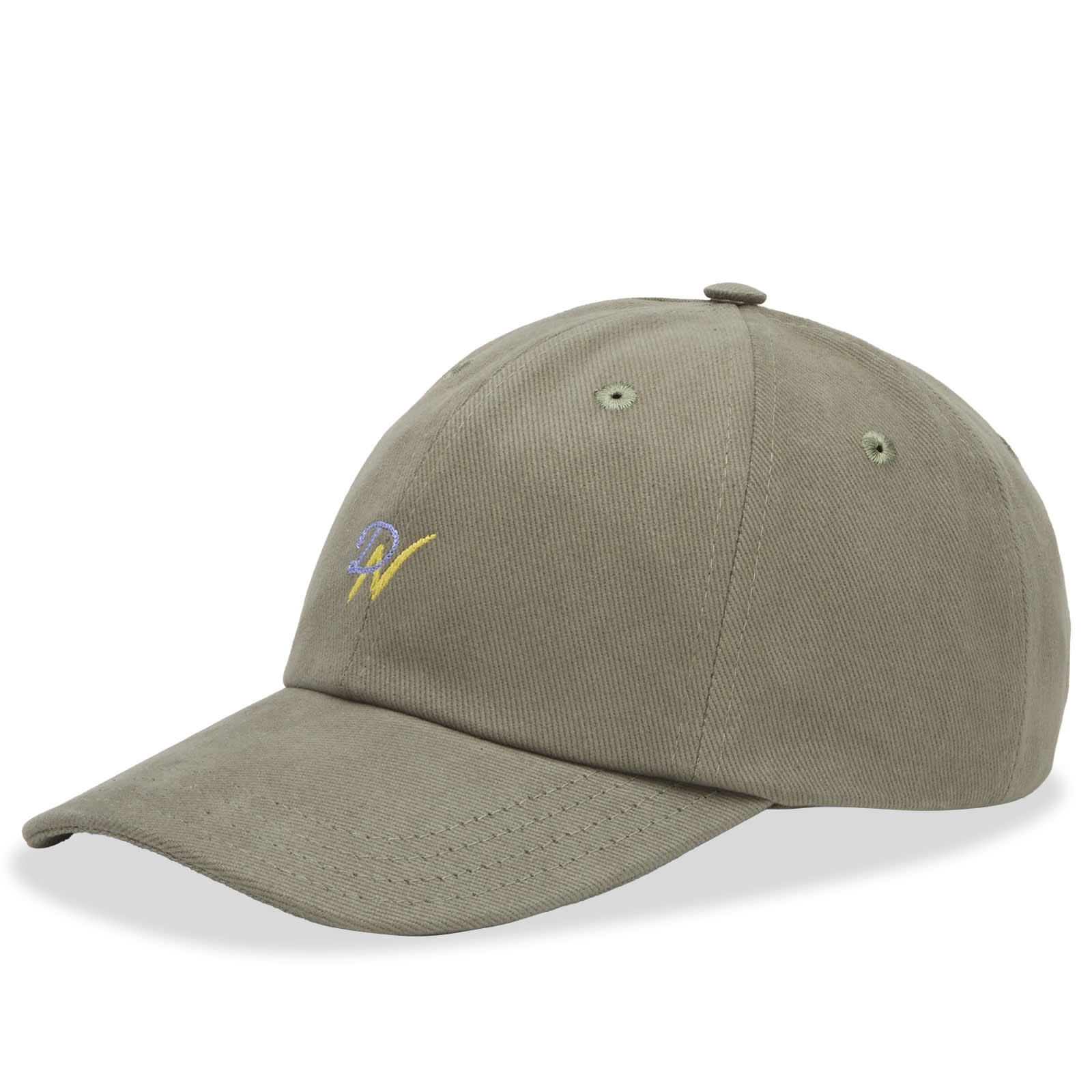 Drake’s Men’s x Nanga Twill Baseball Cap Green