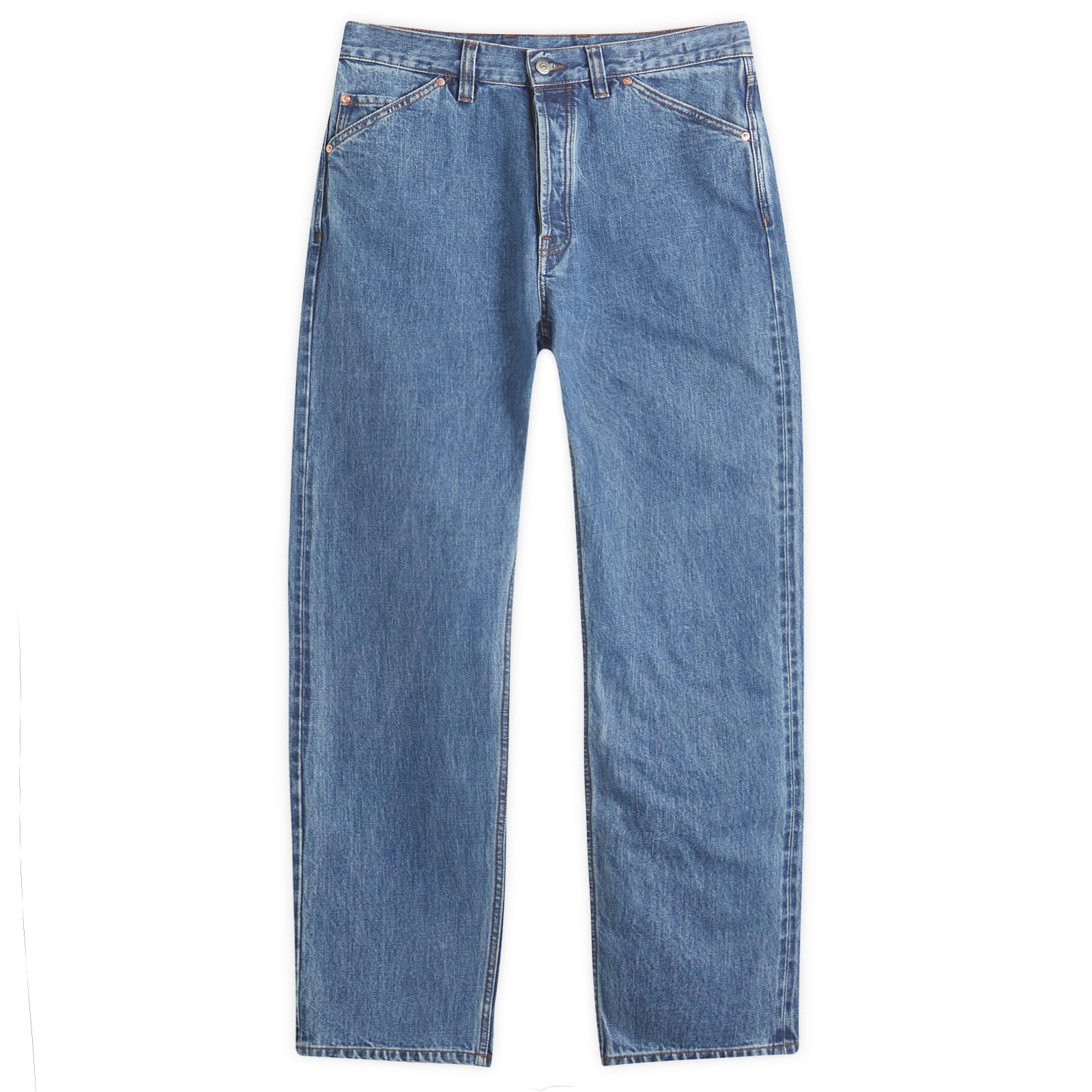Drake's Men's Selvedge Denim Jeans Bleach Wash - Curated Menswear