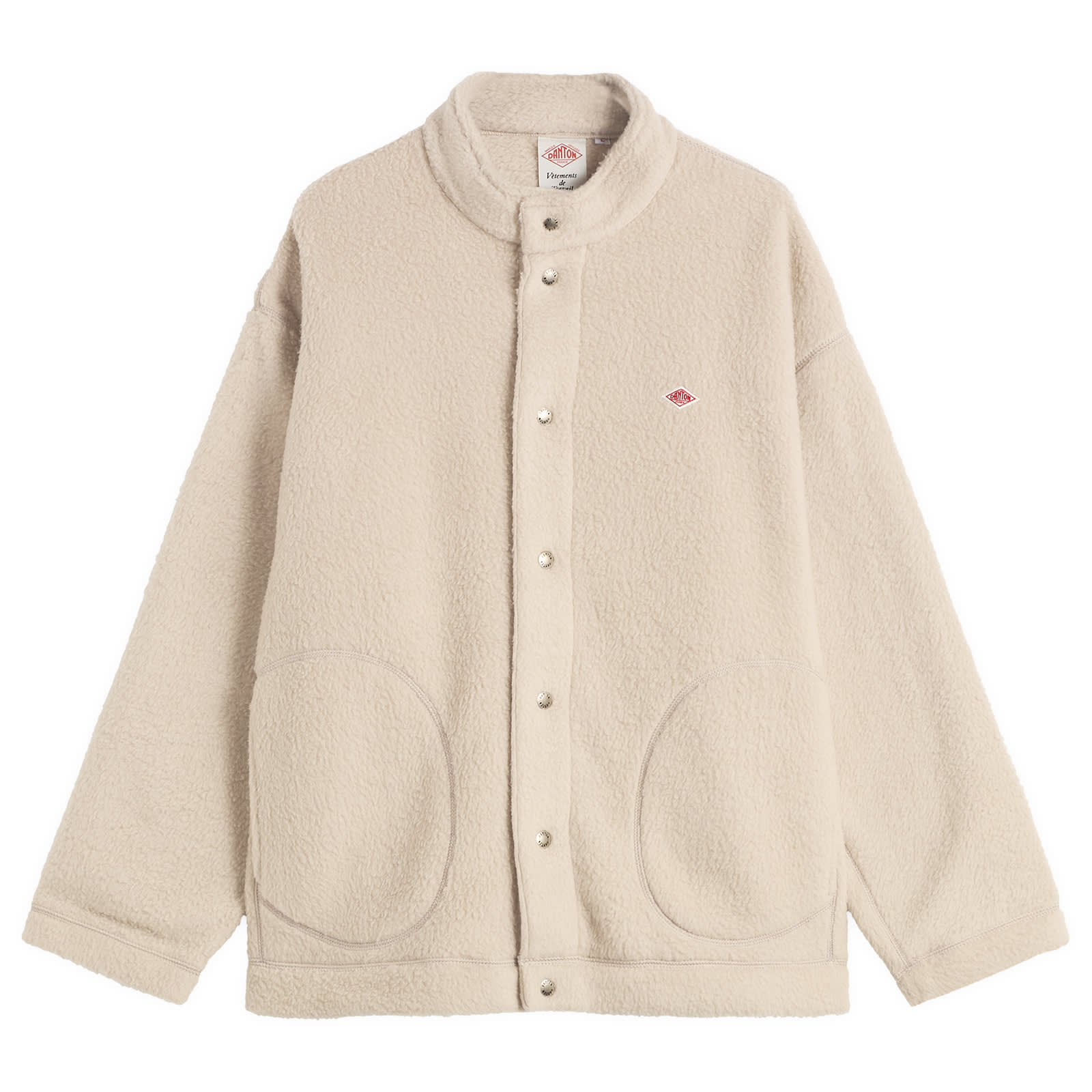 Danton Men’s Stand Collar Jacket Beige