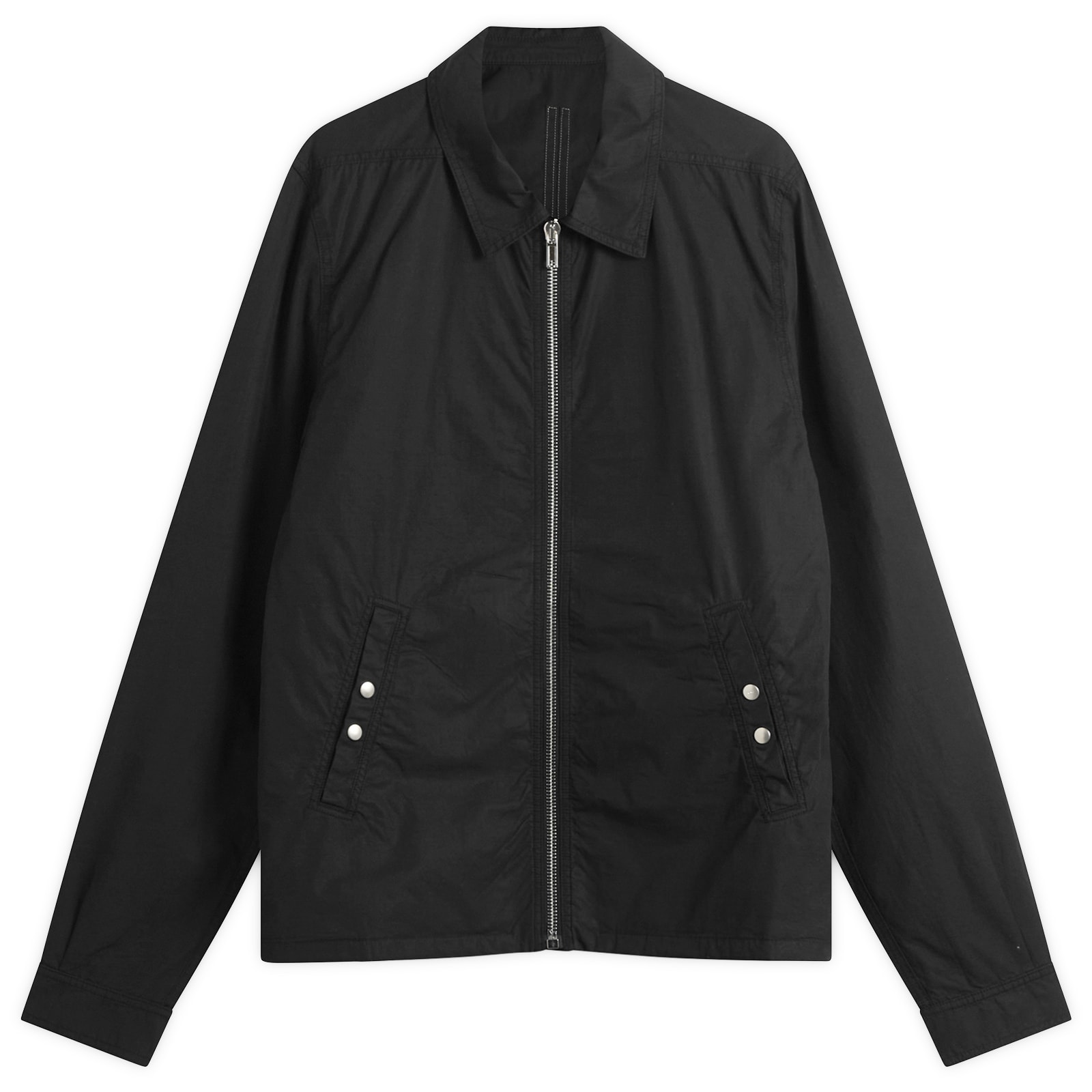 Rick Owens DRKSHDW Men's Snapfront Jacket Black - Curated Menswear
