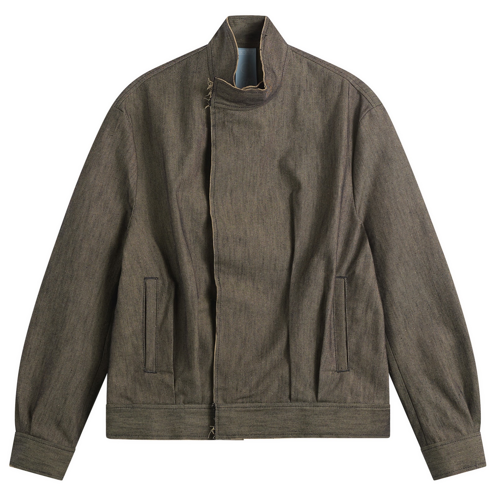 EBIT Men’s Inverted Pleat Gaberdine Jacket Blackstone