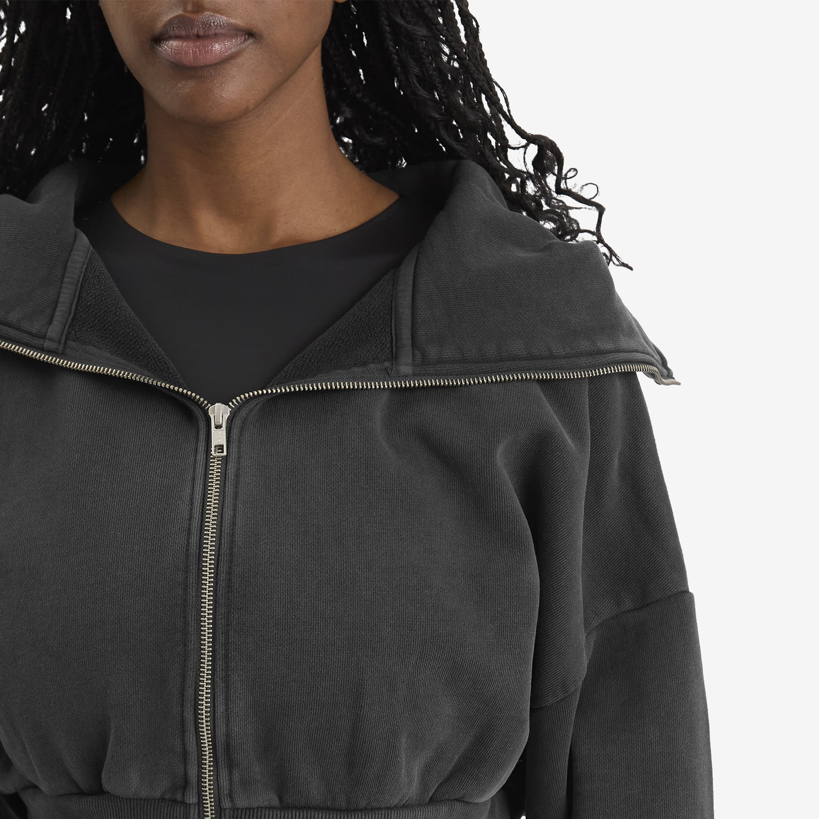 (新品未使用) Entire Studios Full Zip eternal zip washed black – entire studios