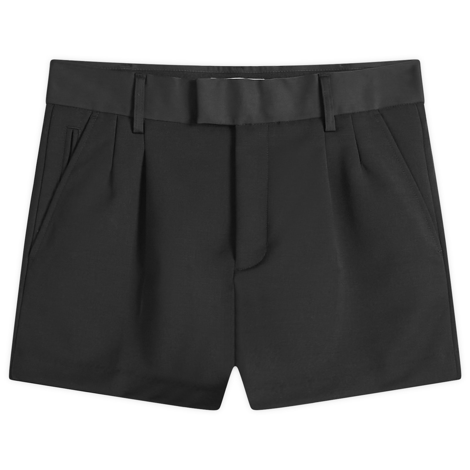 Entire Studios Men’s Compact Shorts Black Wool