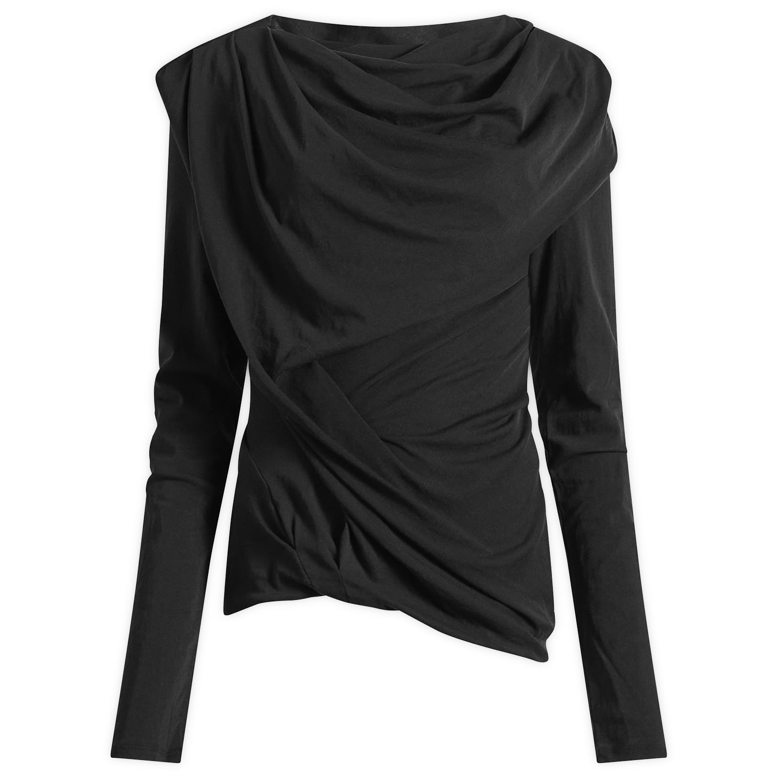 Entire Studios Women's Twist Top in Soot, Size Large