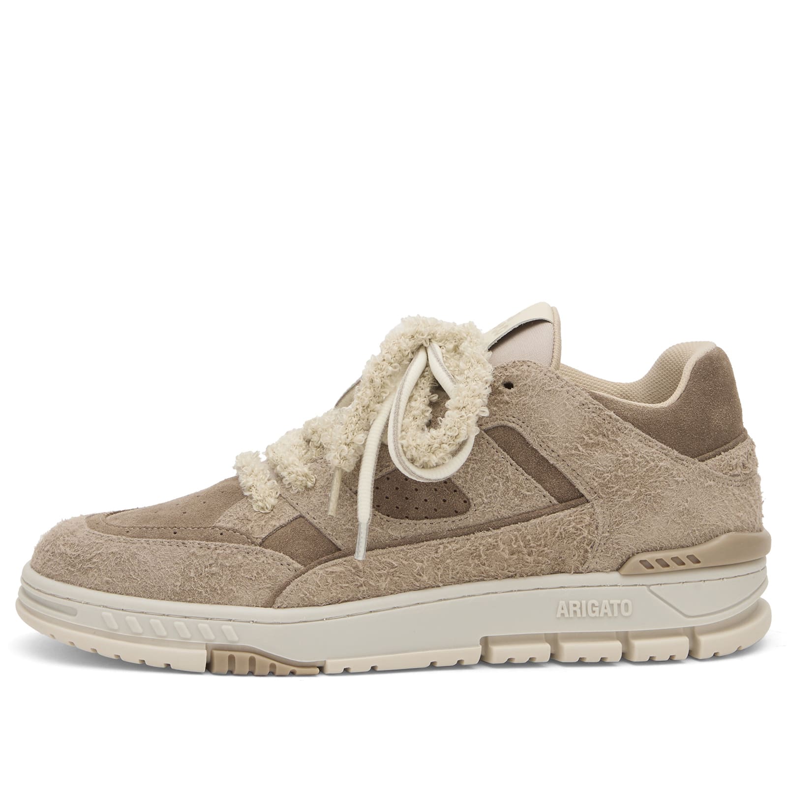 Axel Arigato Men’s Area Lo Label Sneaker Dark Taupe/Taupe