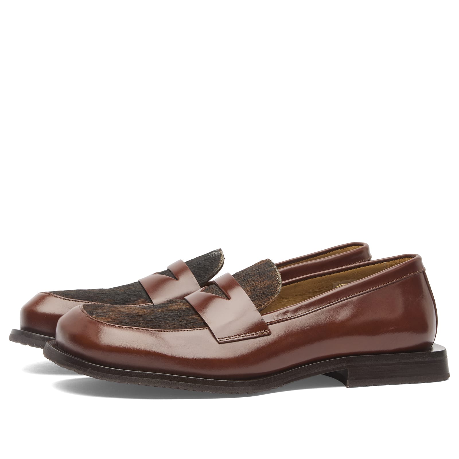 Eytys Savant Mahogny Calf Hair Leather Loafer — photo 2