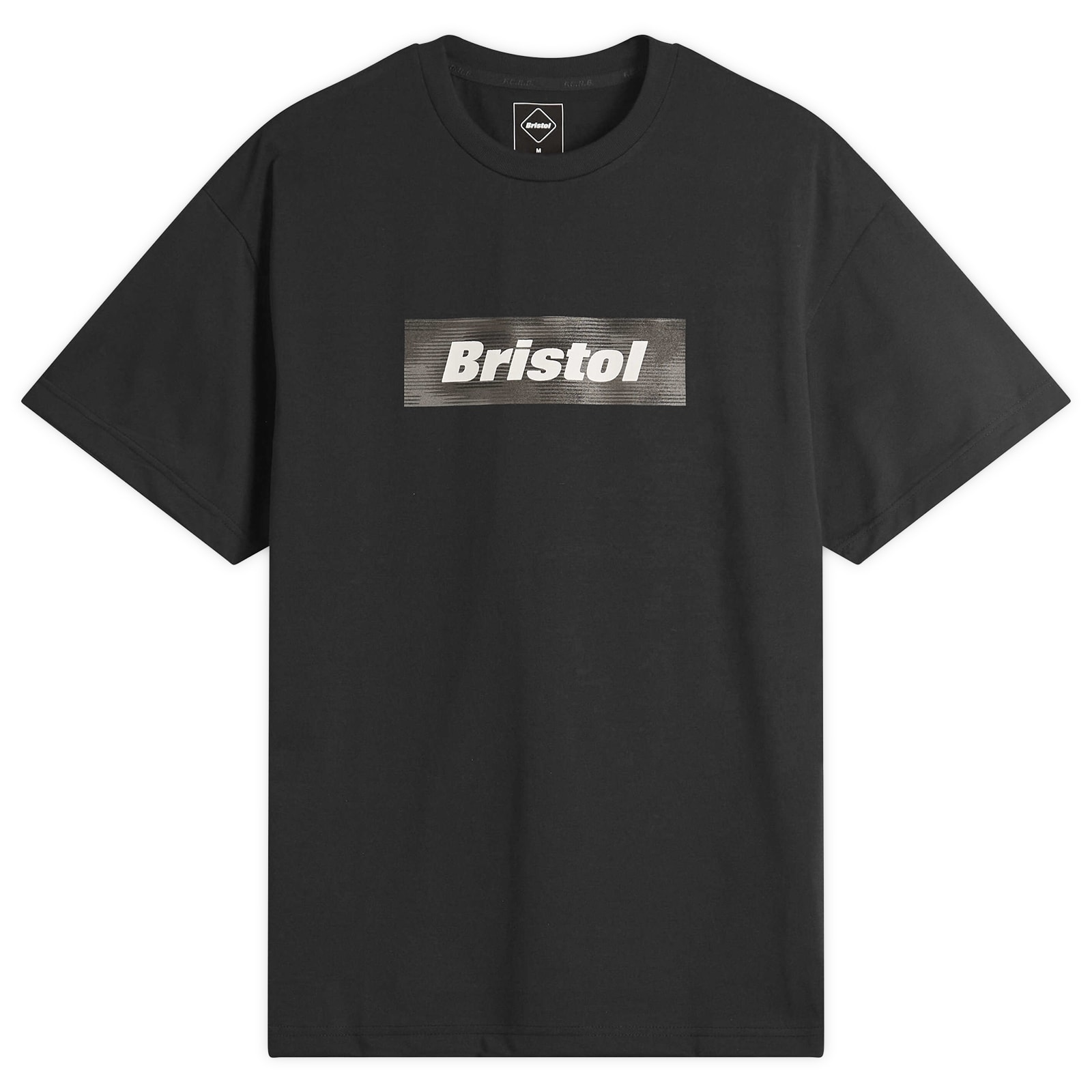 F.C. Real Bristol Speed Camo Box Logo T-Shirt Black | END. (US)