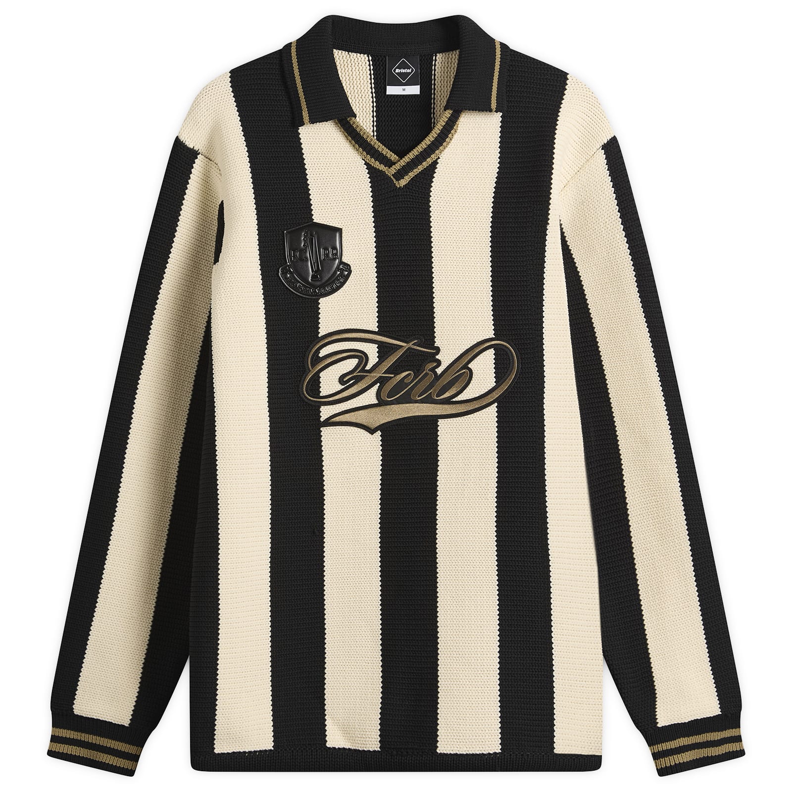 F.C. Real Bristol Men’s Stripe Knit Football Shirt Black