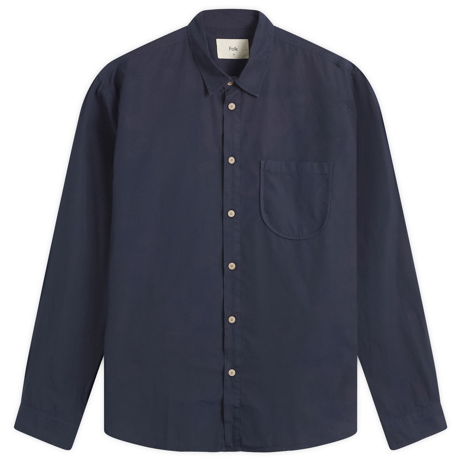 Folk Men’s Curve Shirt Deep Navy