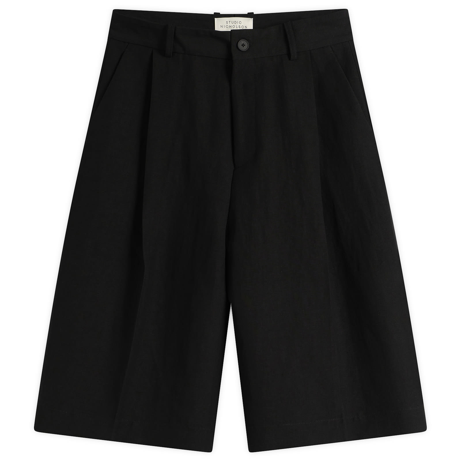 Studio Nicholson Men’s Fowld Pleated Short Black