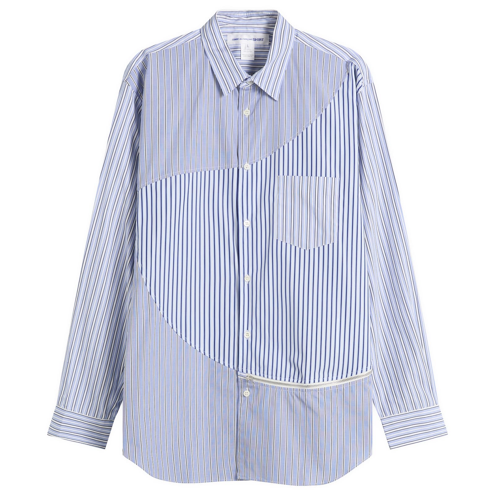 Comme des Garçons SHIRT Striped Poplin Shirt