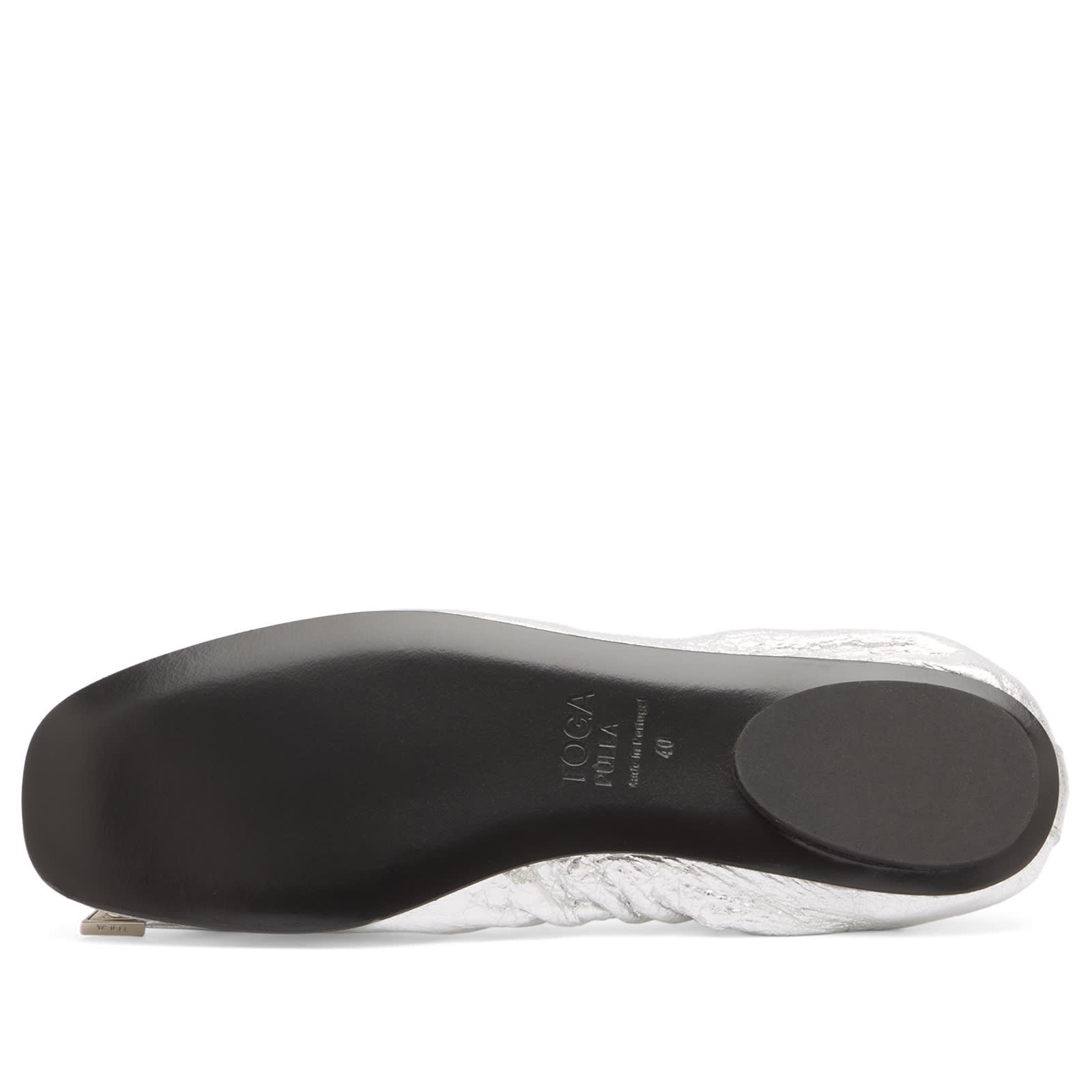 Toga Pulla Metallic Leather Ballet Shoes — photo 5