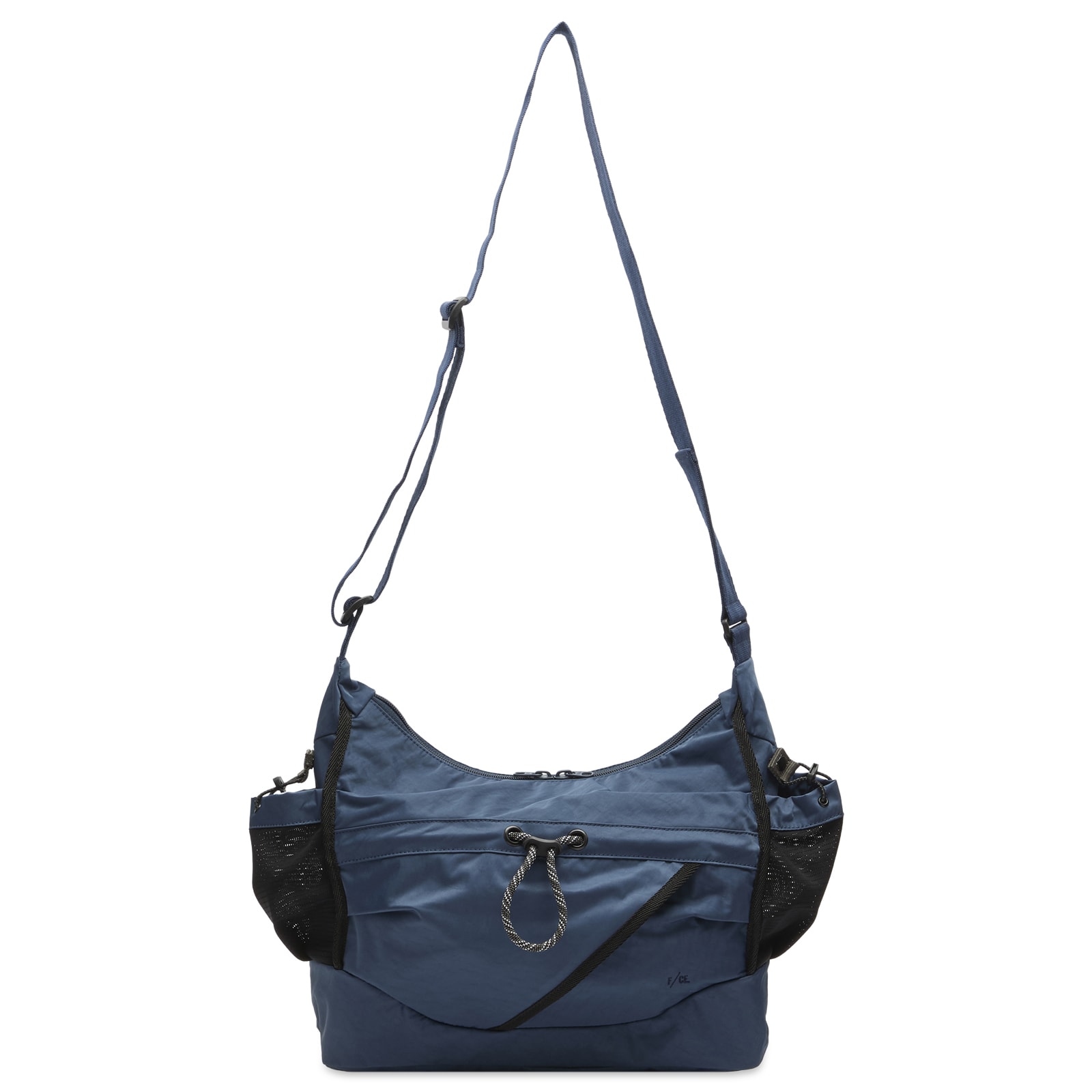 F/CE. Textured Twill 2-Way Shoulder Bag in Navy