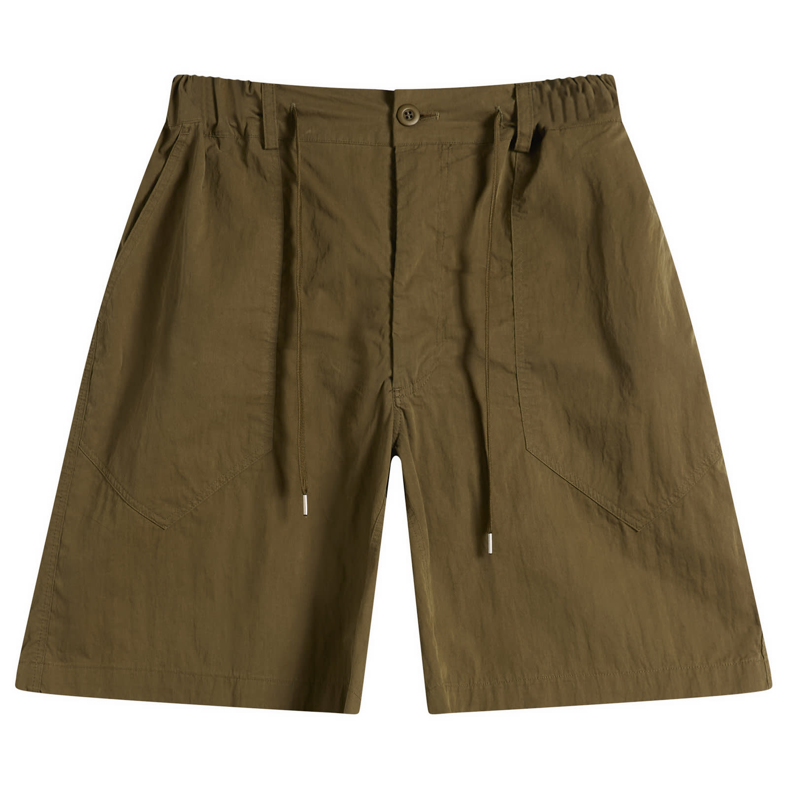 Frizmworks Men's Olive Cotton Nylon Fatigue Shorts