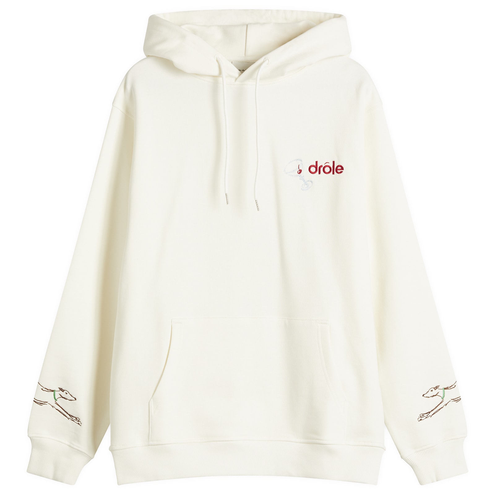 Drôle de Monsieur Men’s Country Club Cocktail Hoodie Off White