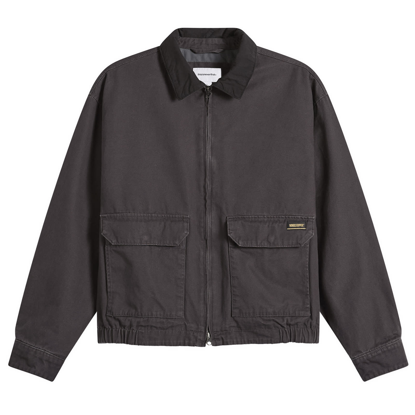 thisisneverthat Men’s Windstopper 2L Utility Jacket Charcoal