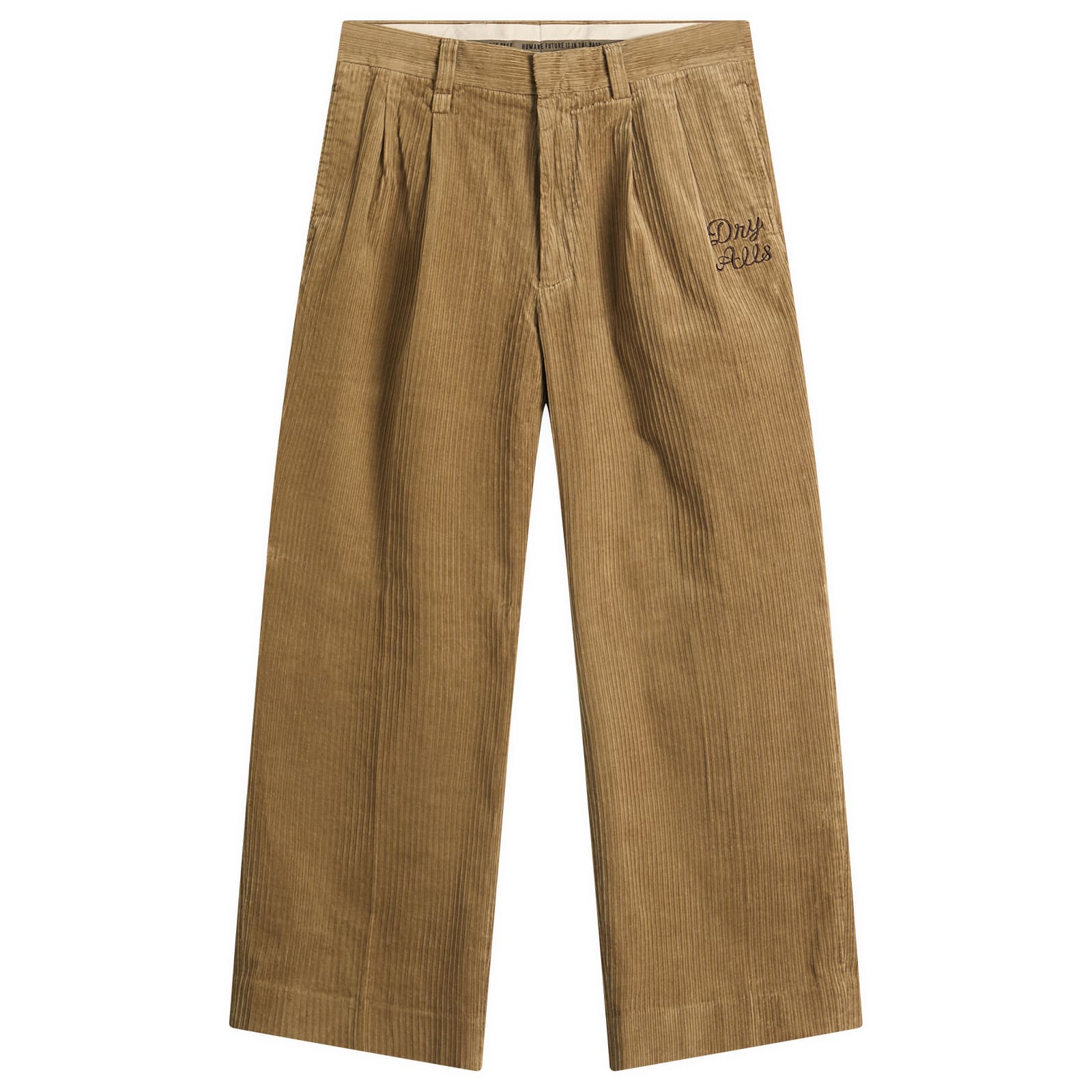 Human Made Men’s Corduroy Pleated Trousers Beige