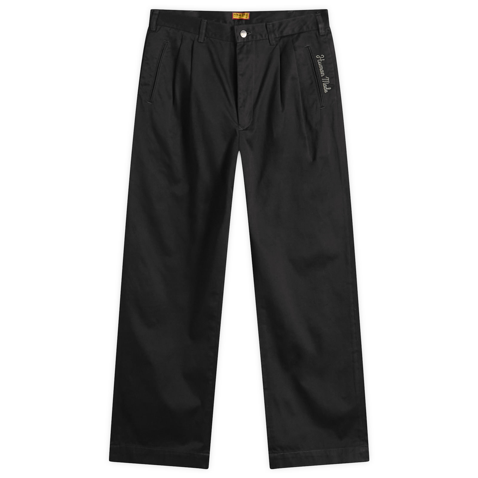 Human Made Men's Skater Chino Pant Black - Curated Menswear Human Made Men's Skater Chino Pant Black - Curated Menswear