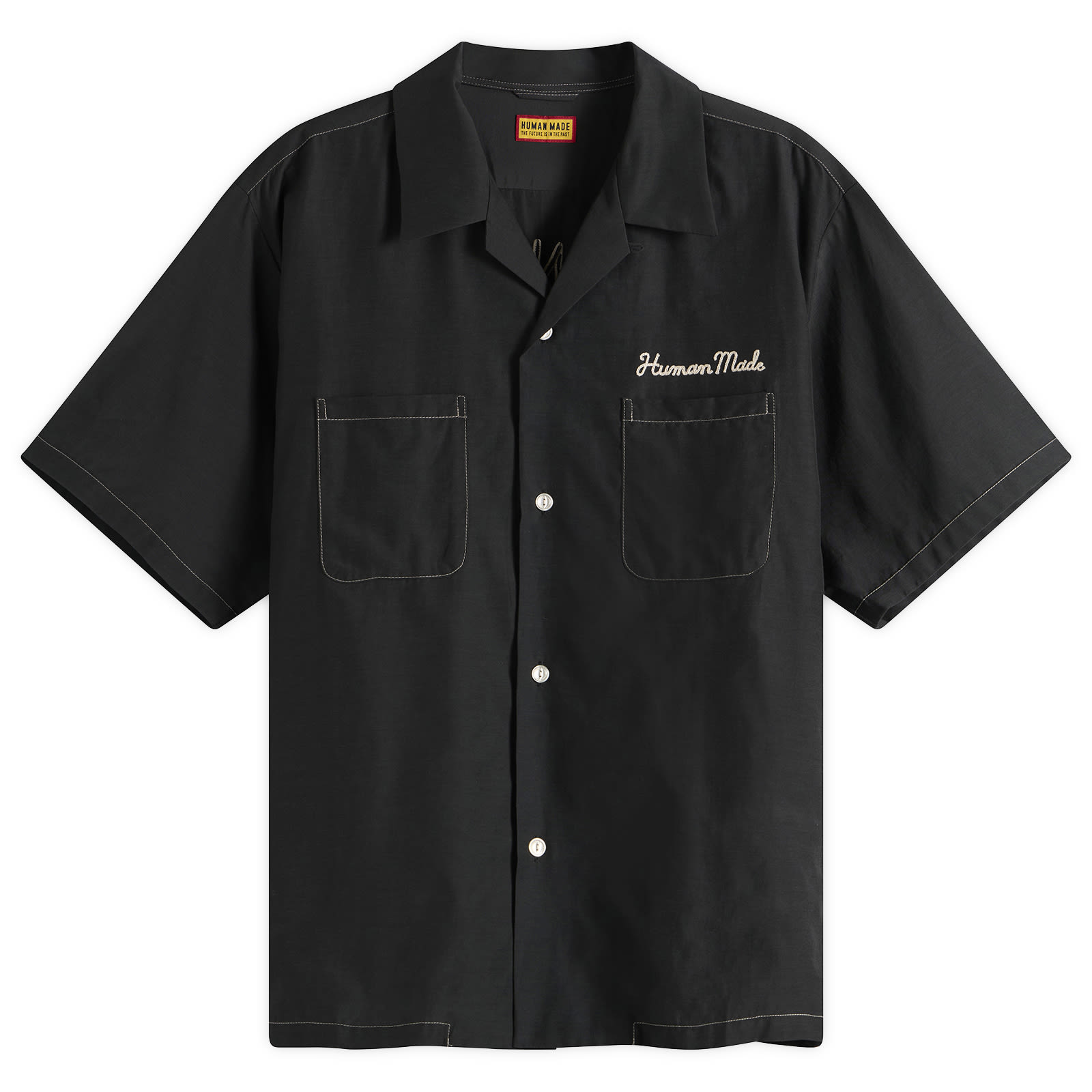 Human Made Men’s Embroidered Souvenir Shirt Black
