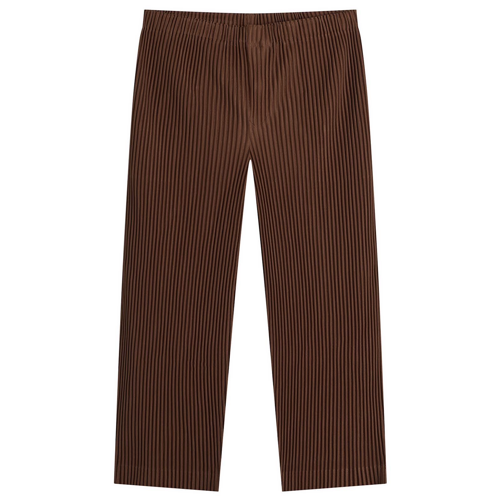 HOMME PLISSÉ ISSEY MIYAKE — Homme Plissé Issey Miyake Men's Pleat Pant in Anchor Brown, Size 1