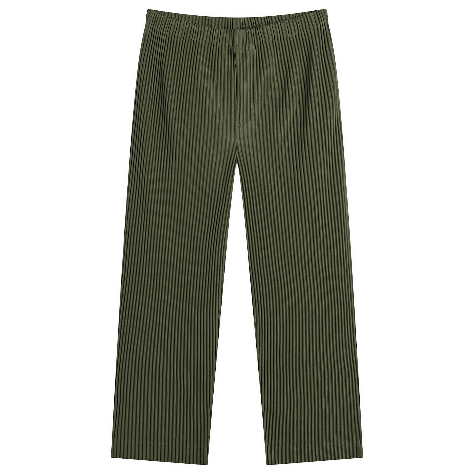 HOMME PLISSÉ ISSEY MIYAKE — Homme Plissé Issey Miyake Men's Pleat Pant in Duomo Door Green, Size 2