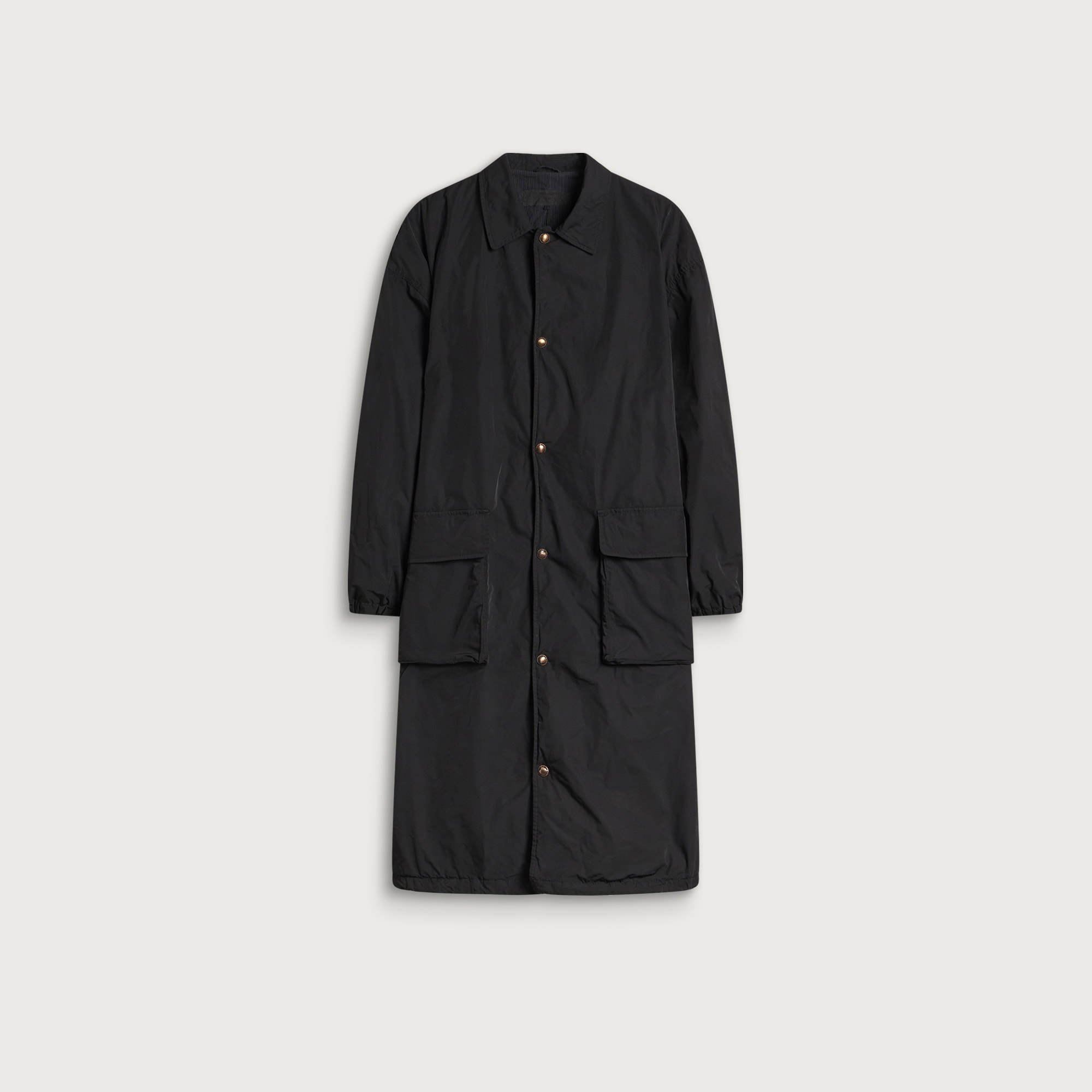 Comme des Garçons Homme Men's Light Weight Lined Coat in Black, Size Small