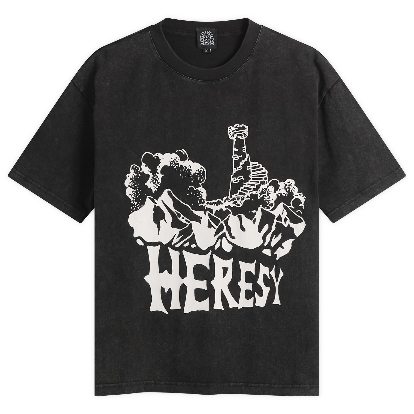 Heresy Men's Bats Long Sleeve T-Shirt Black - Curated Menswear
