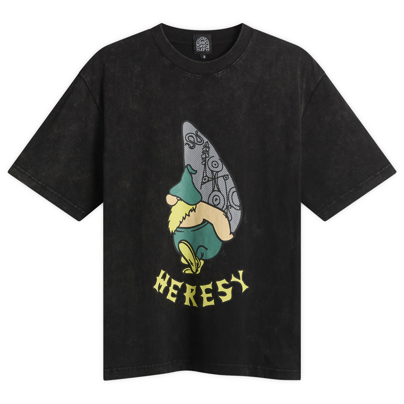 HERESY — Heresy Men's Obelisk T-Shirt in Ash, Size Medium