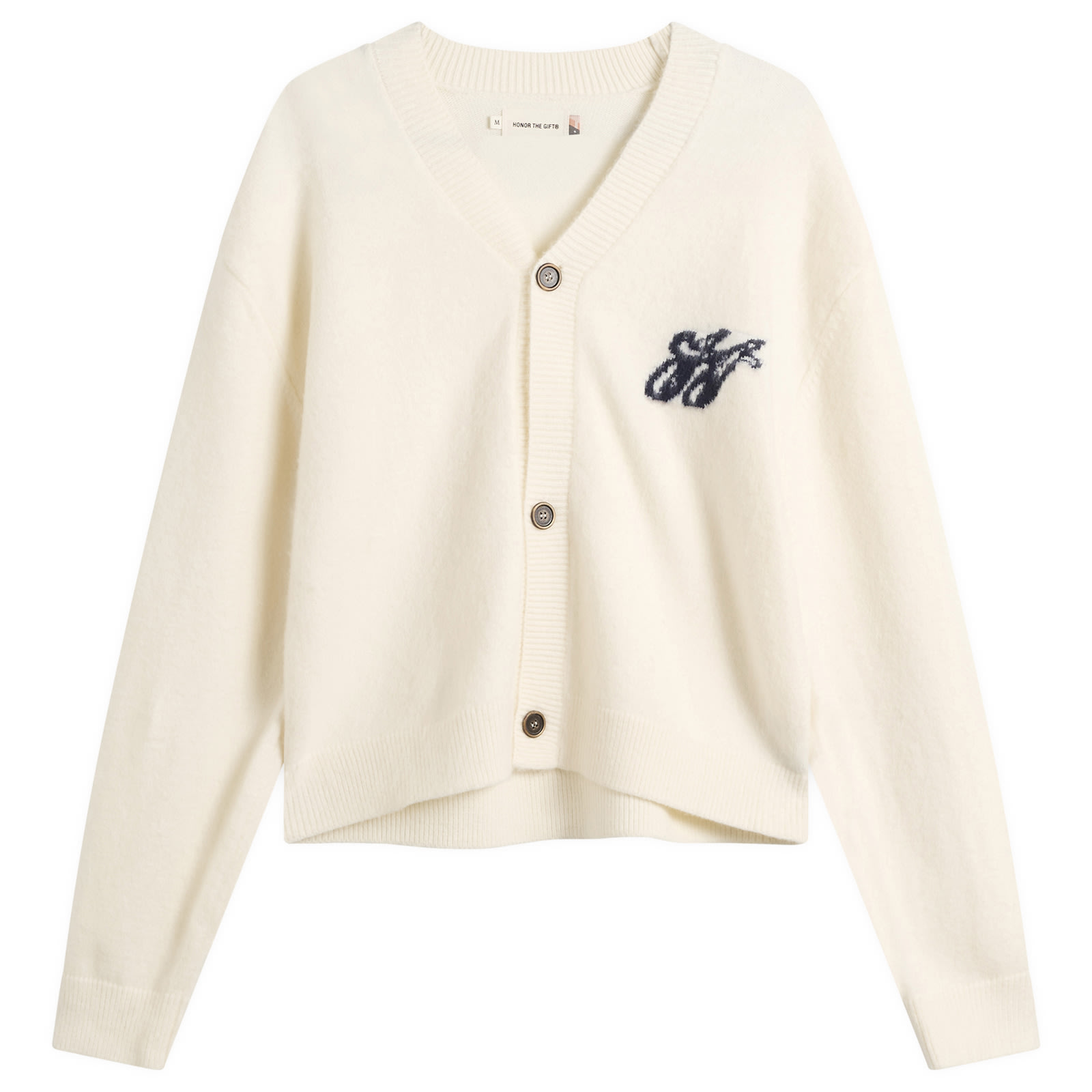 Honor the Gift Men’s Brushed Knit Cardigan Bone