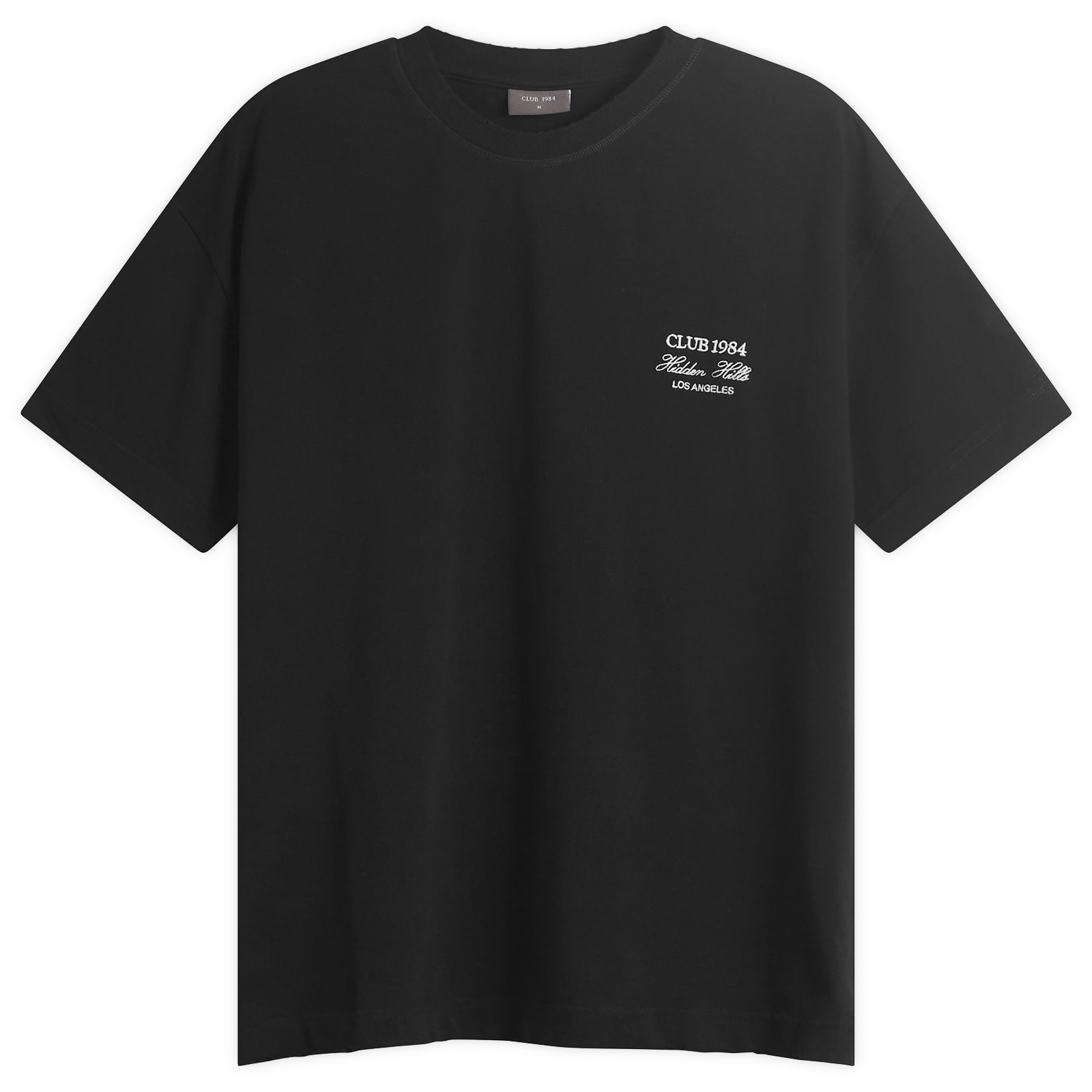 Club 1984 Men's Hidden Hills T-Shirt Black - Curated Menswear