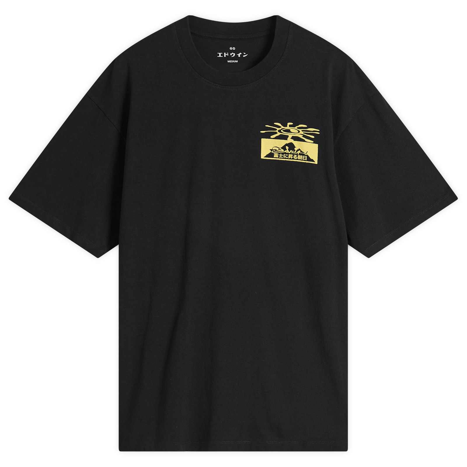 Edwin Men's Black Mount Fuji Dusk T-Shirt