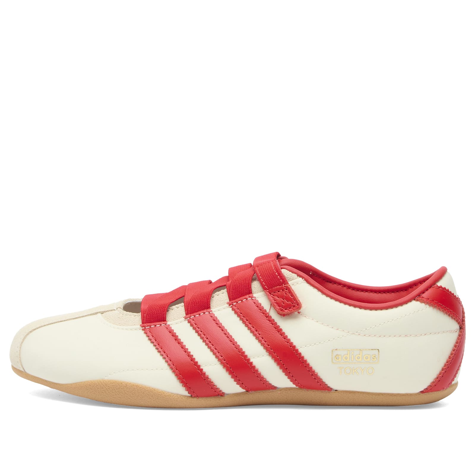 Adidas Women's Tokyo MJ Sneaker in White/Red/Gold - IH3999
