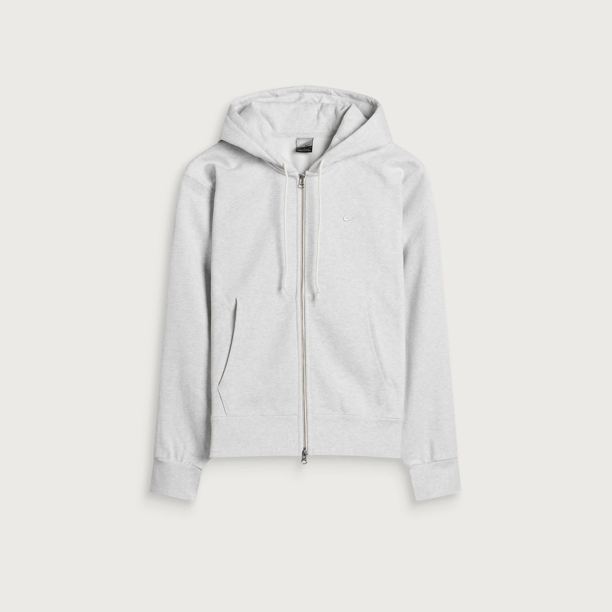 Nike Men's 560 Fleece Full Zip Hoodie in Birch Heather, Size X-Large