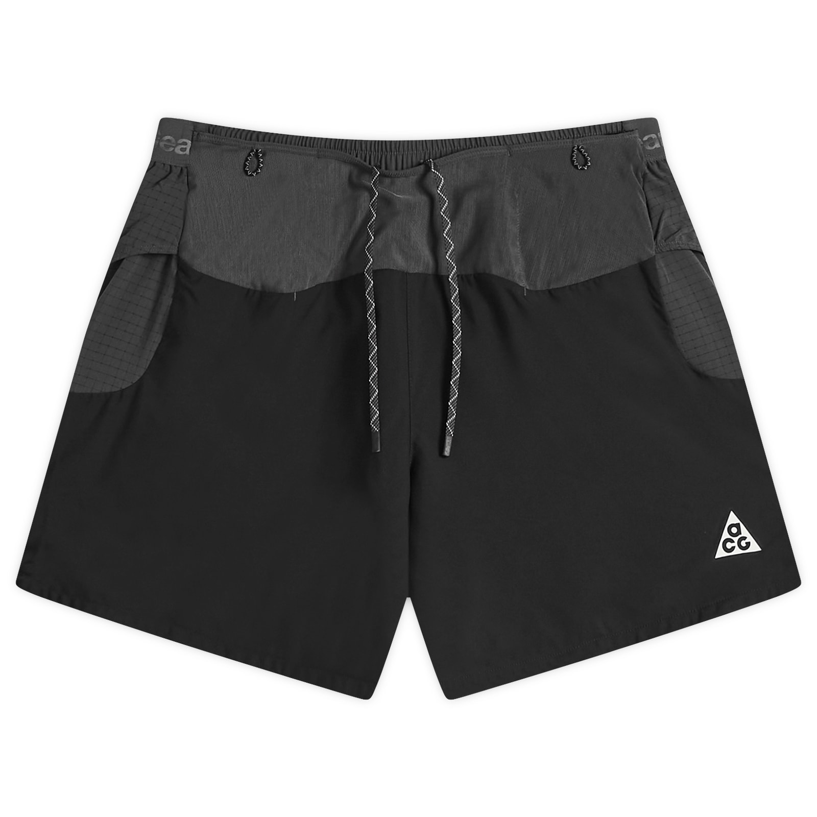 Nike - ACG Snowgrass Straight-Leg Mesh-Trimmed Belted Nylon Shorts