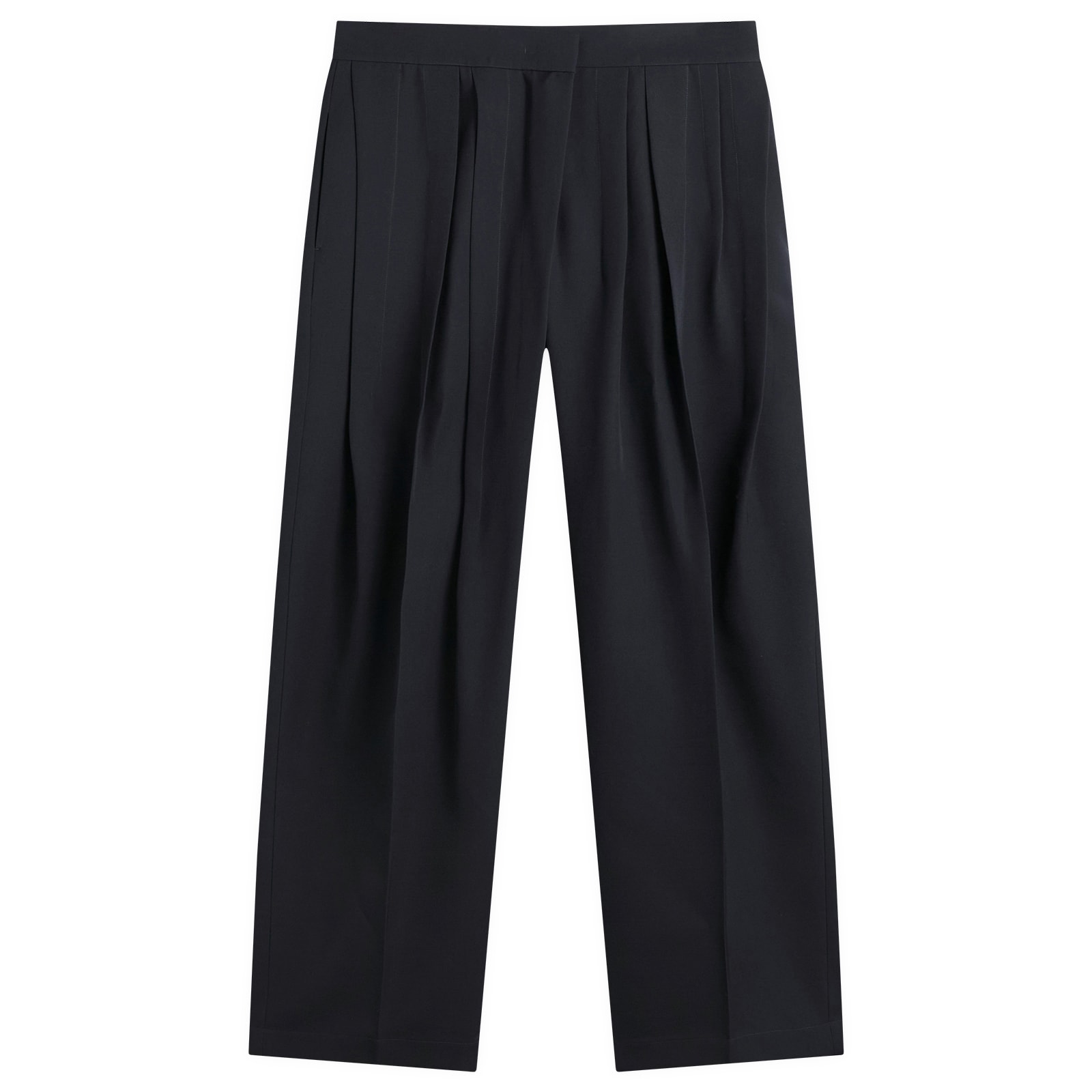 Jil Sander Women's Pleated Trousers Navy