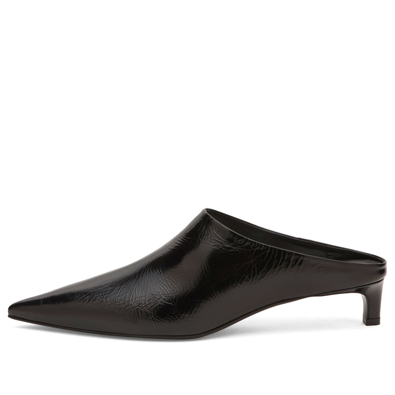 Jil Sander Women's Heeled Mule in Black, Size EU 40