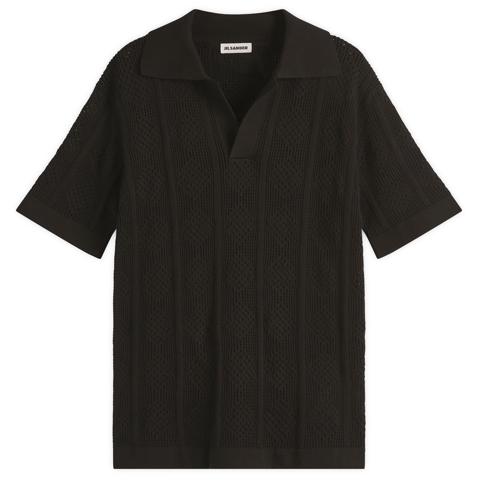【関税込み】Jil Sander ポロシャツ Jil Sander パームツリー ポロシャツ | ブラック | FARFETCH JP