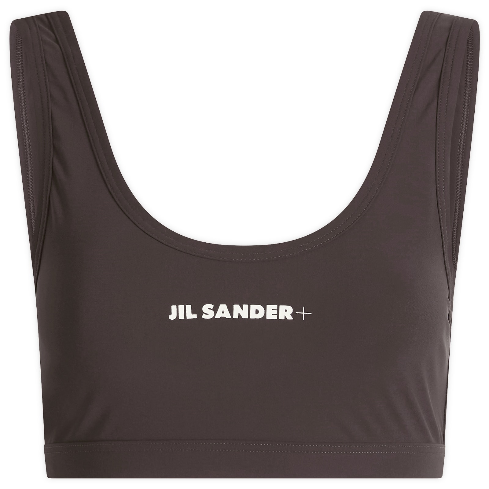 Jil Sander Women's Logo Activewear Bra Earth