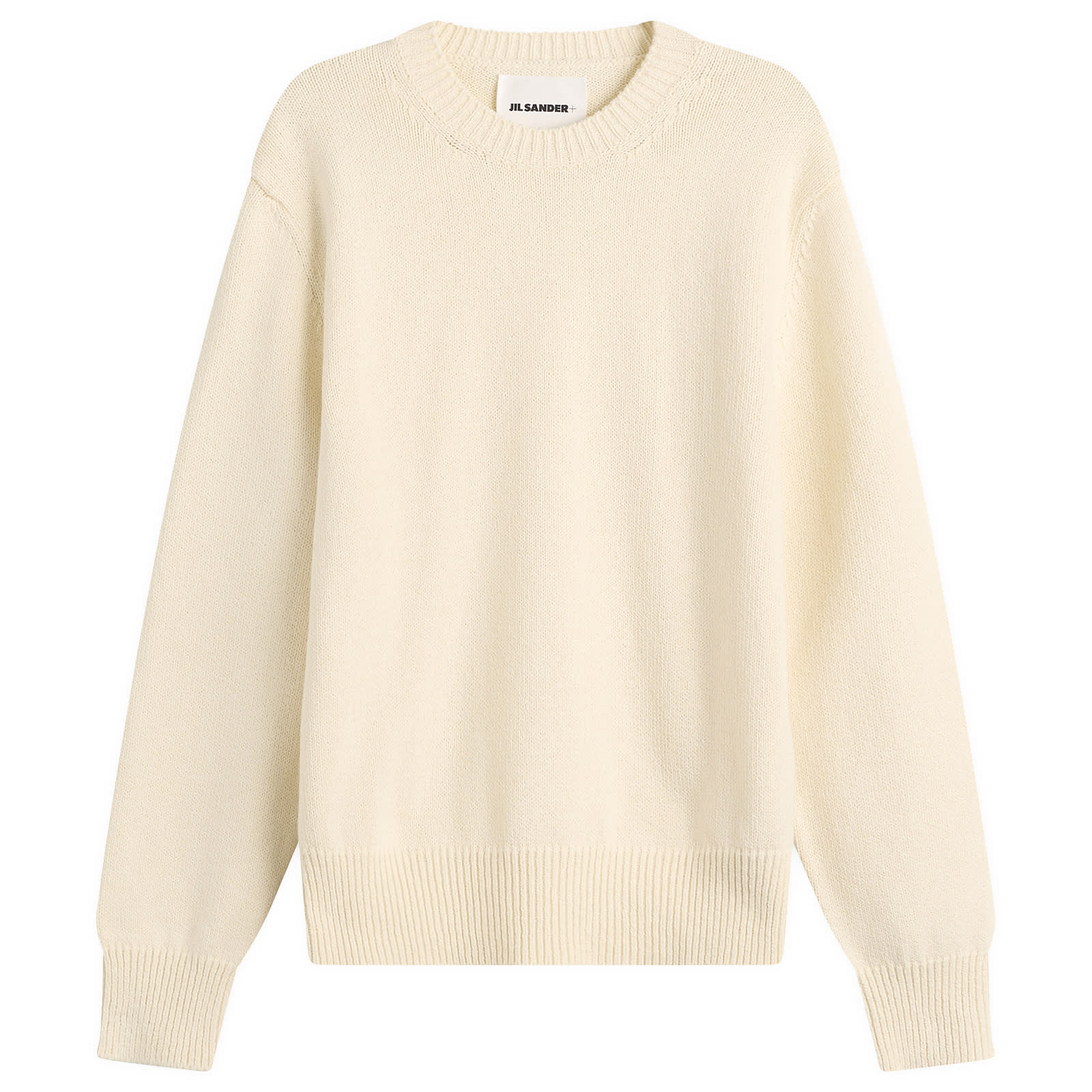 Jil Sander Men’s Textured Cotton Crew Neck Jumper Piuma