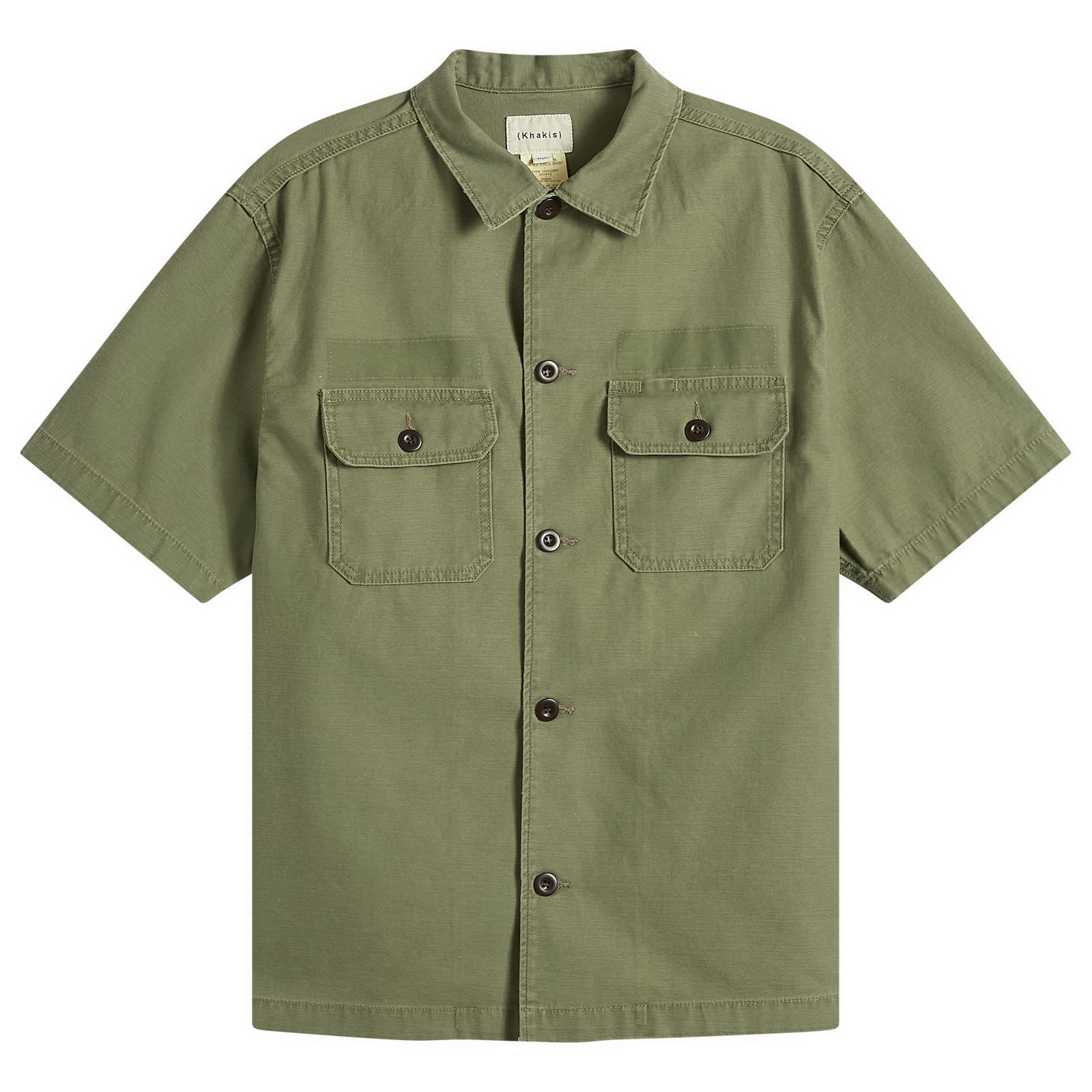 Khakis Men’s Washed Field Shirt Armygrn